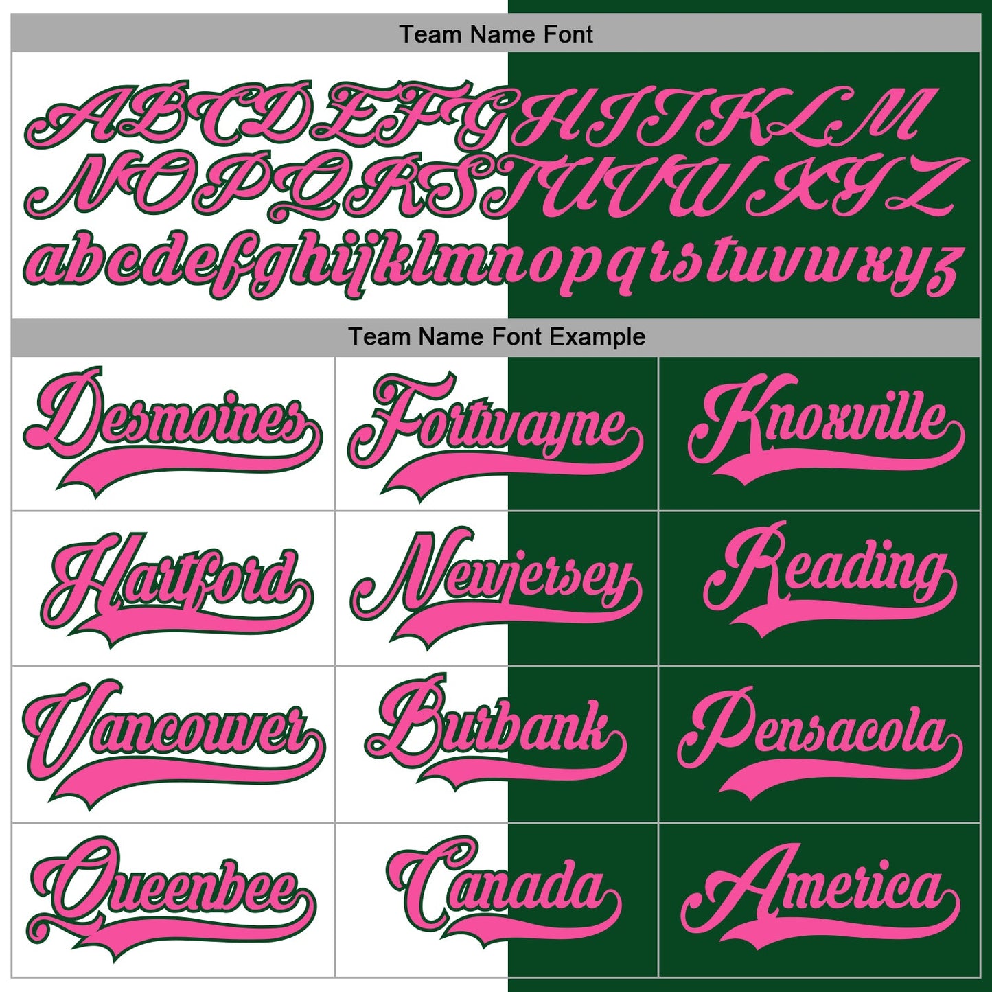 Custom Green Pink-White Split Fashion Hockey Lace Neck Jersey view 4