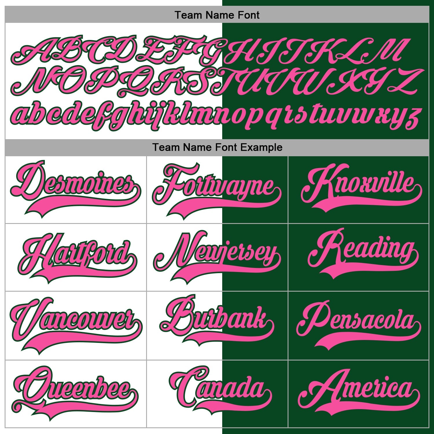 Custom Green Pink-White Split Fashion Hockey Lace Neck Jersey view 4