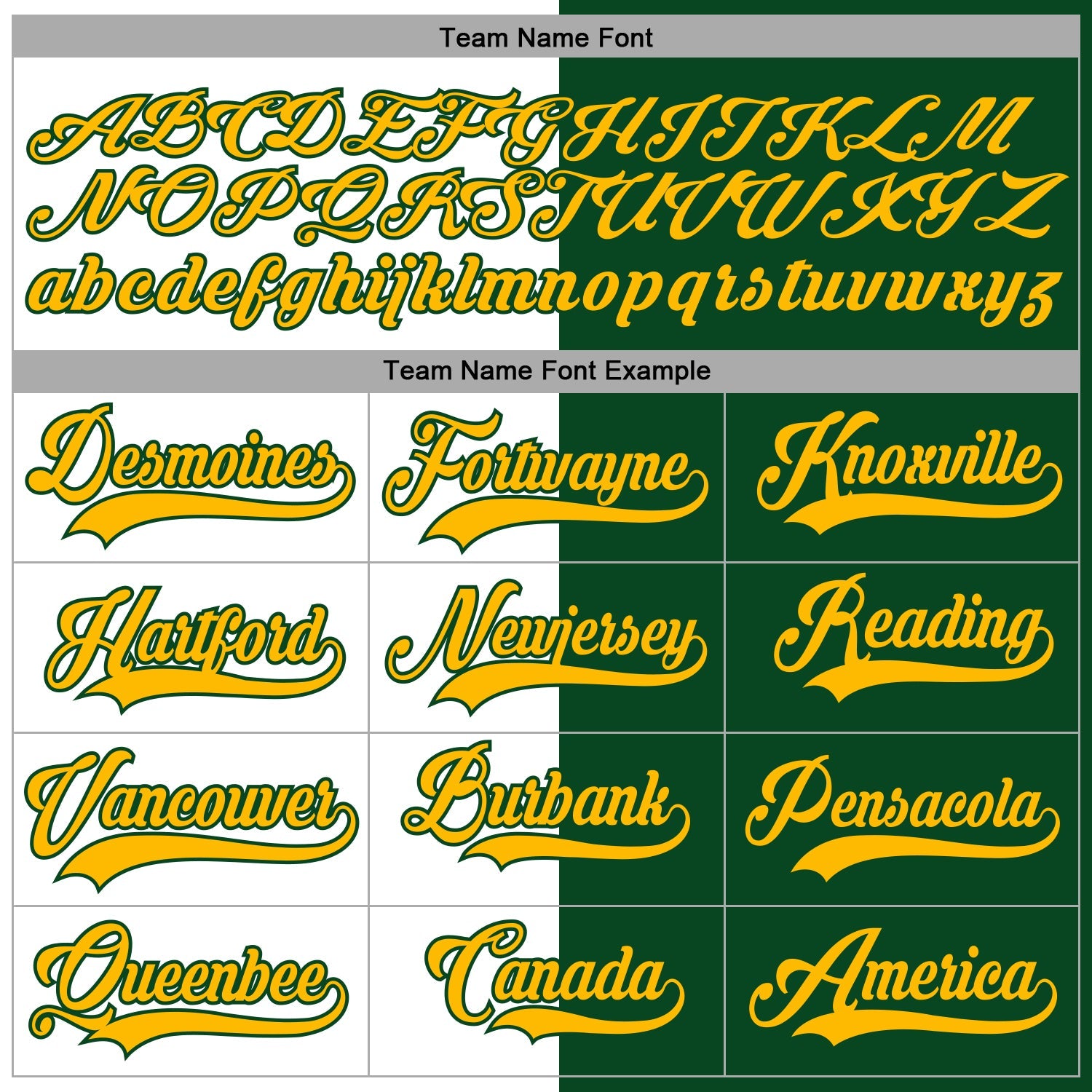Custom Green Gold-White Split Fashion Hockey Lace Neck Jersey view 4