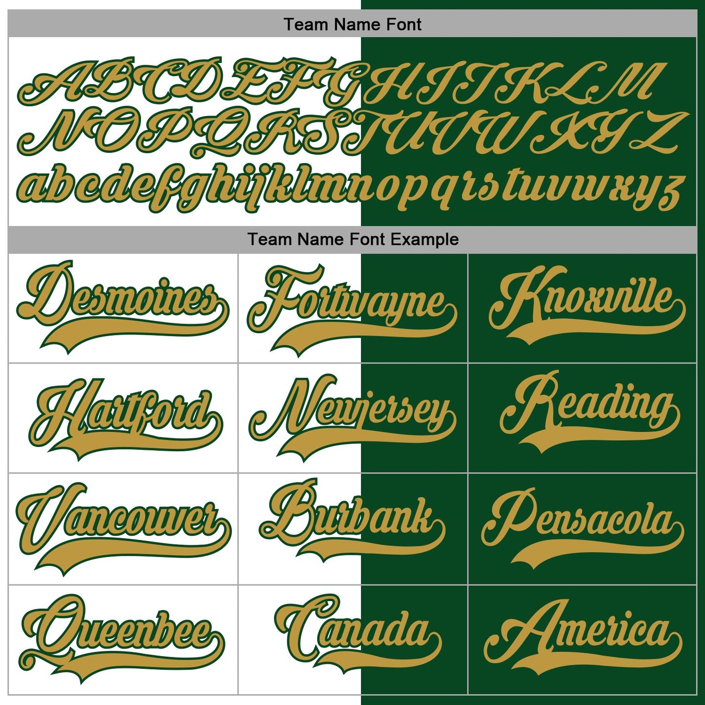 Custom Green Old Gold-White Split Fashion Hockey Lace Neck Jersey view 4