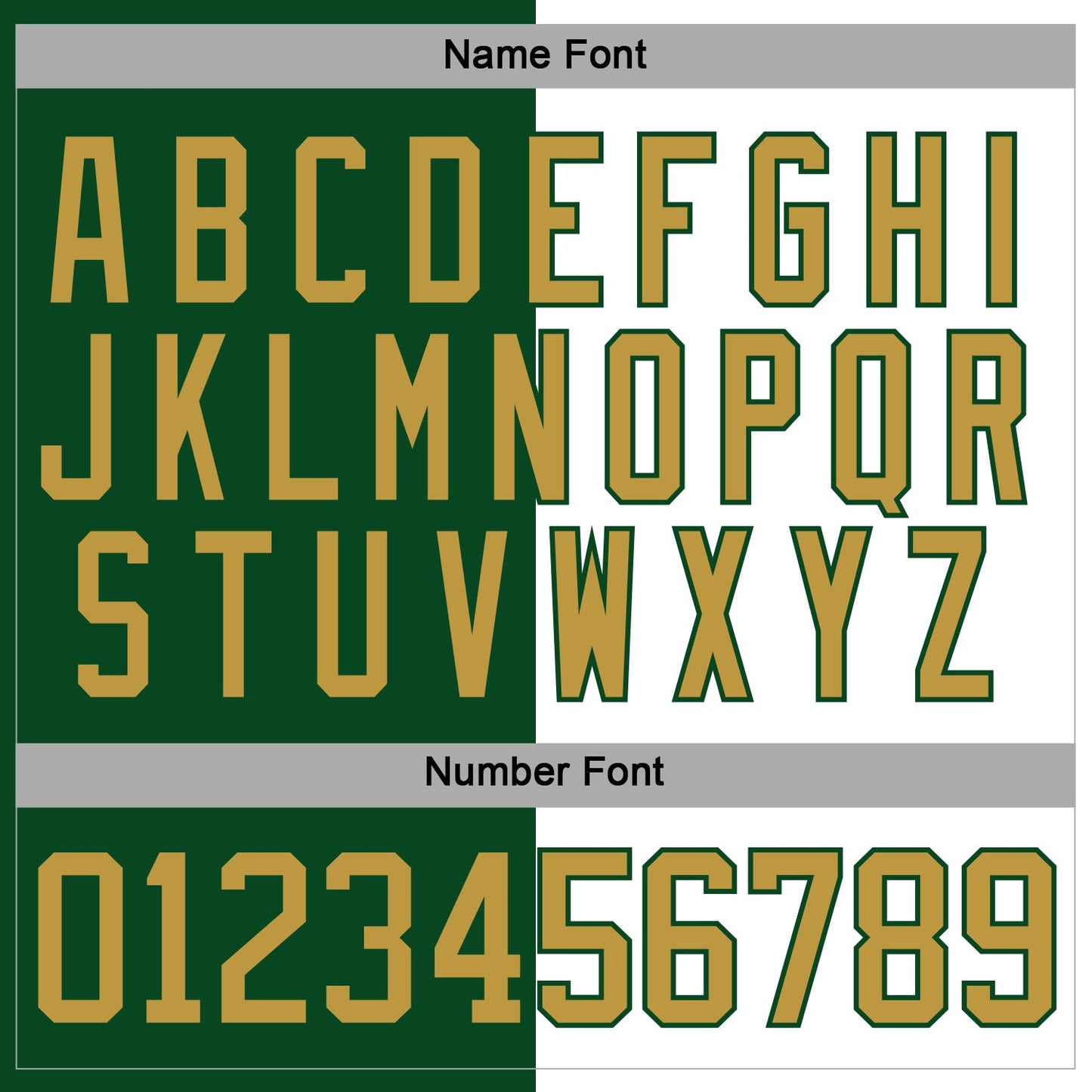 Custom Green Old Gold-White Split Fashion Hockey Lace Neck Jersey view 5