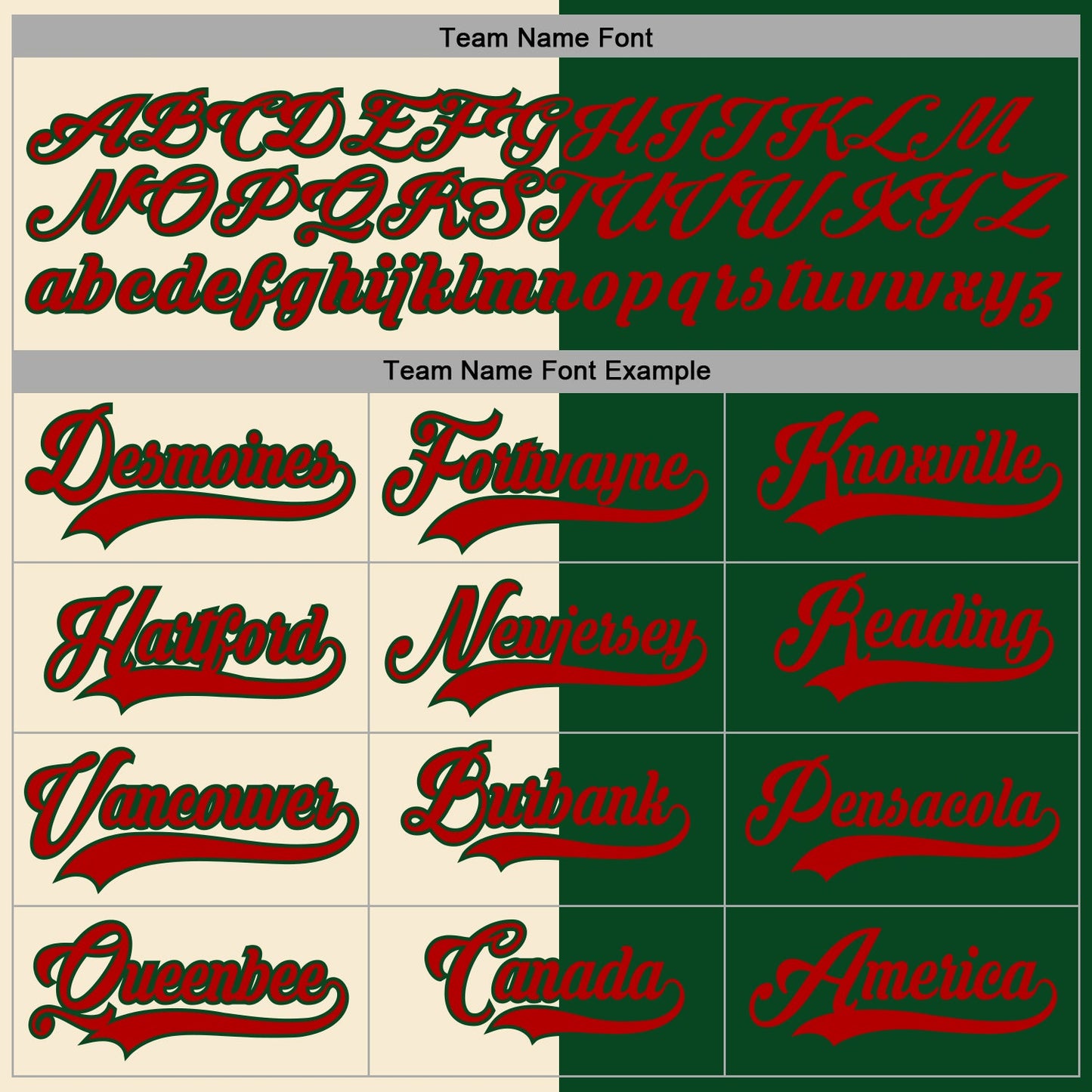 Custom Green Red-Cream Split Fashion Hockey Lace Neck Jersey view 4