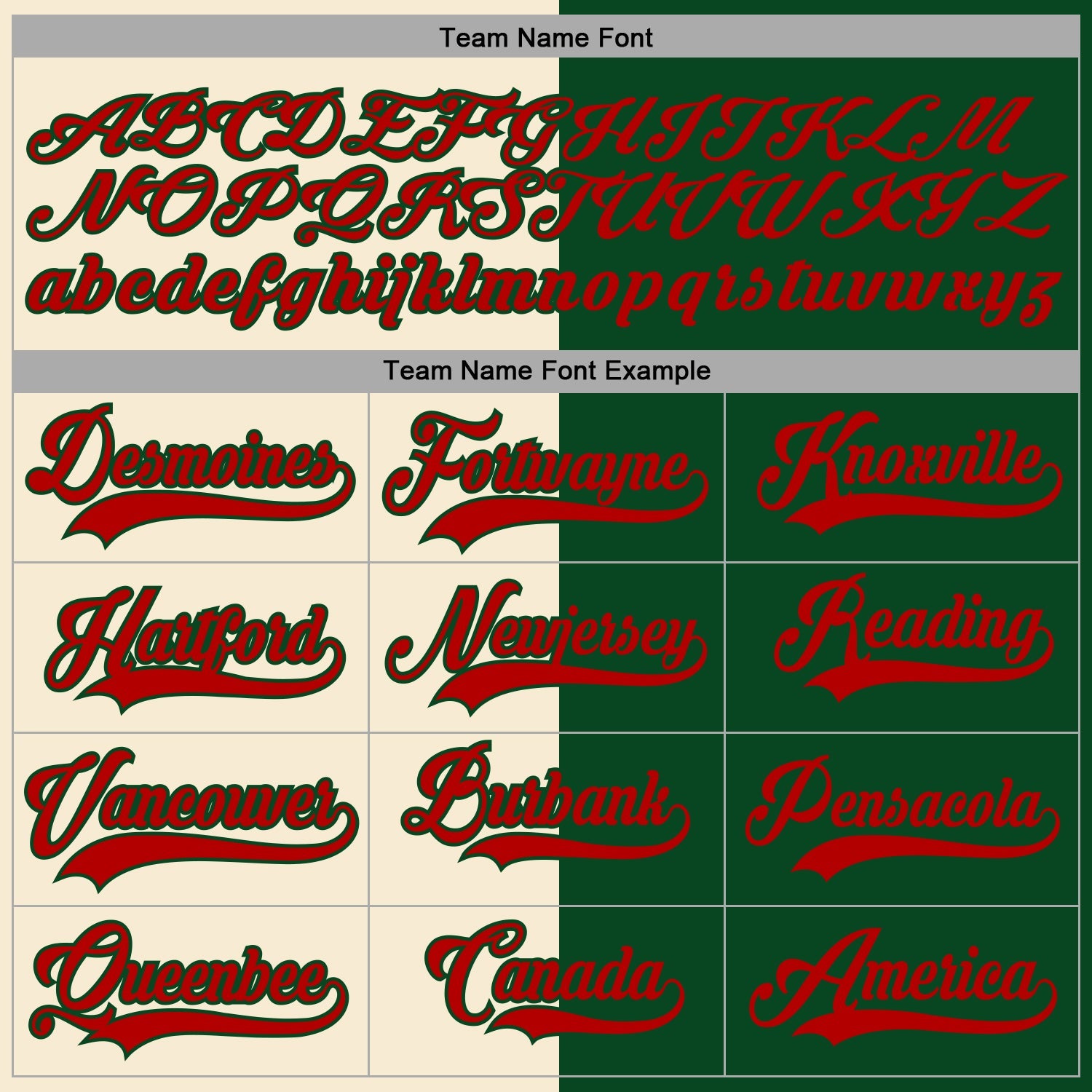 Custom Green Red-Cream Split Fashion Hockey Lace Neck Jersey view 4