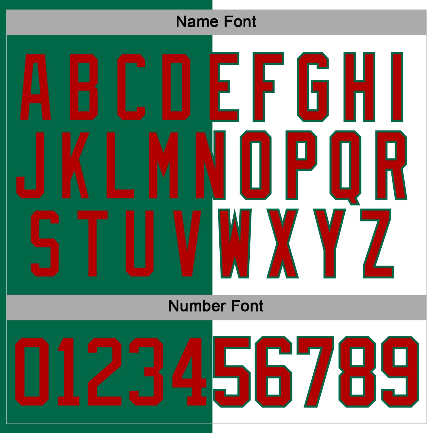 Custom Kelly Green Red-White Split Fashion Hockey Lace Neck Jersey view 5