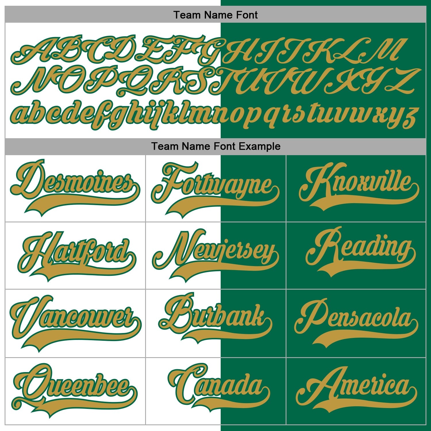 Custom Kelly Green Old Gold-White Split Fashion Hockey Lace Neck Jersey view 4