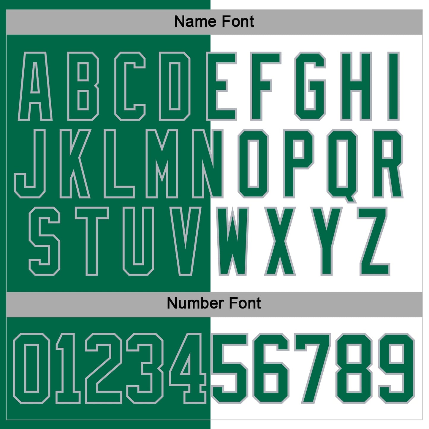 Custom Kelly Green Gray-White Split Fashion Hockey Lace Neck Jersey view 5