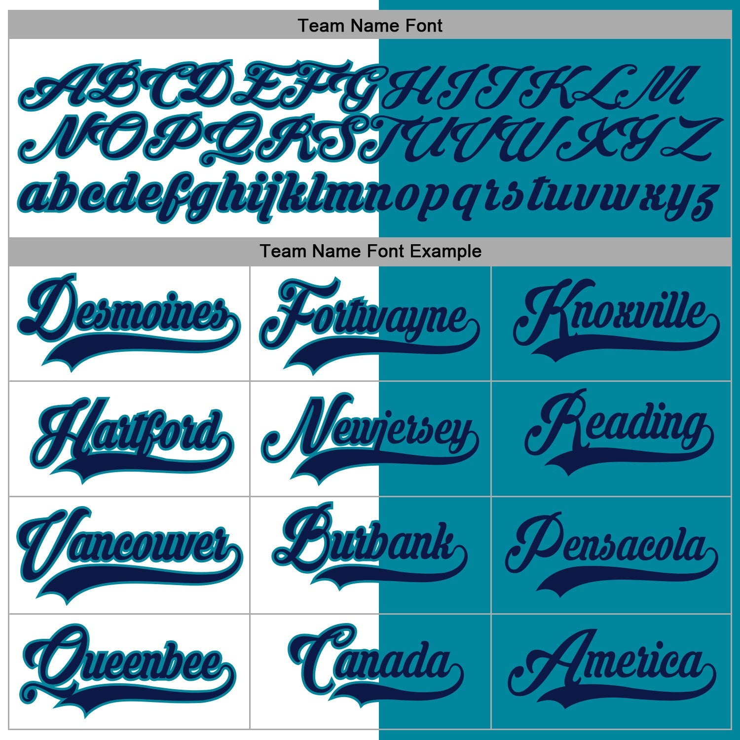 Custom Teal Navy-White Split Fashion Hockey Lace Neck Jersey view 4