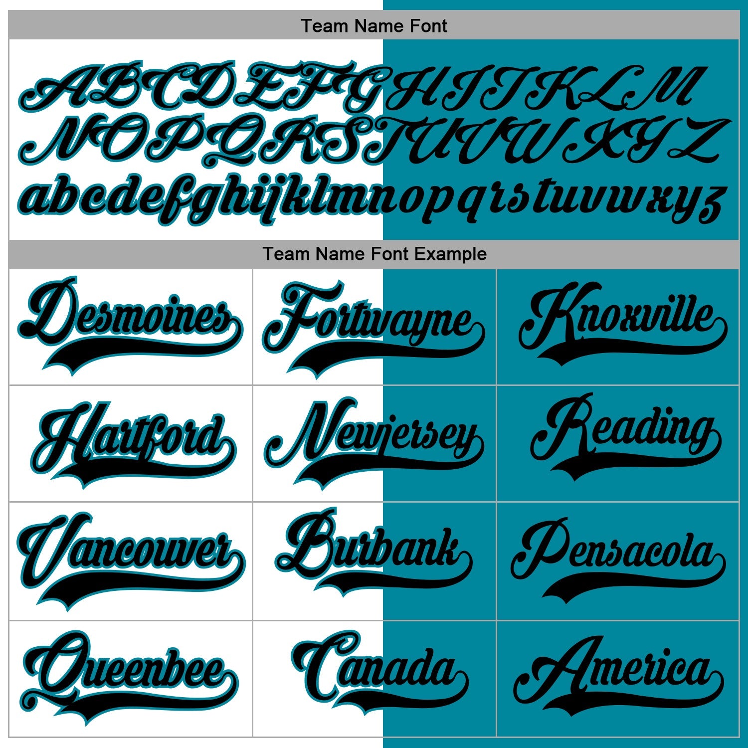 Custom Teal Black-White Split Fashion Hockey Lace Neck Jersey view 4