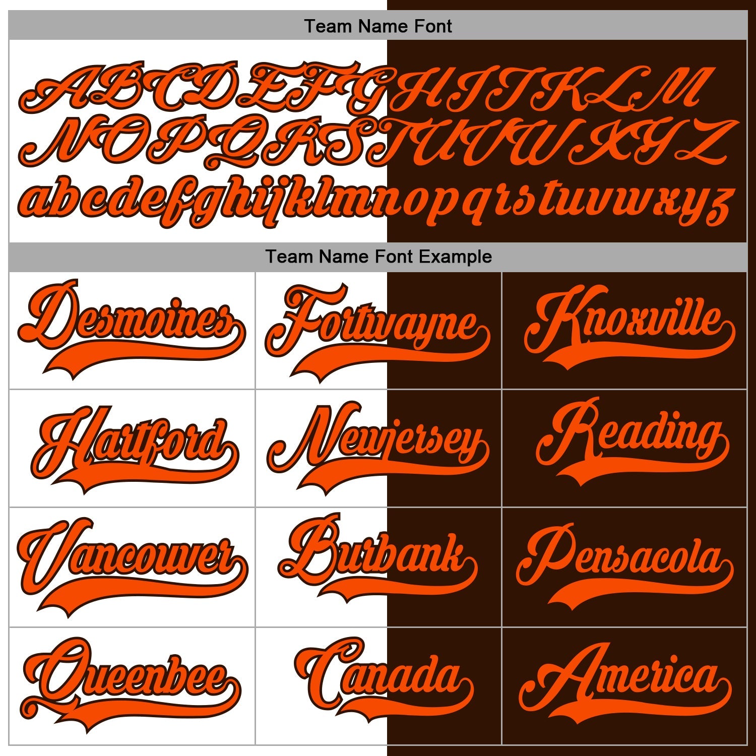 Custom Brown Orange-White Split Fashion Hockey Lace Neck Jersey view 4