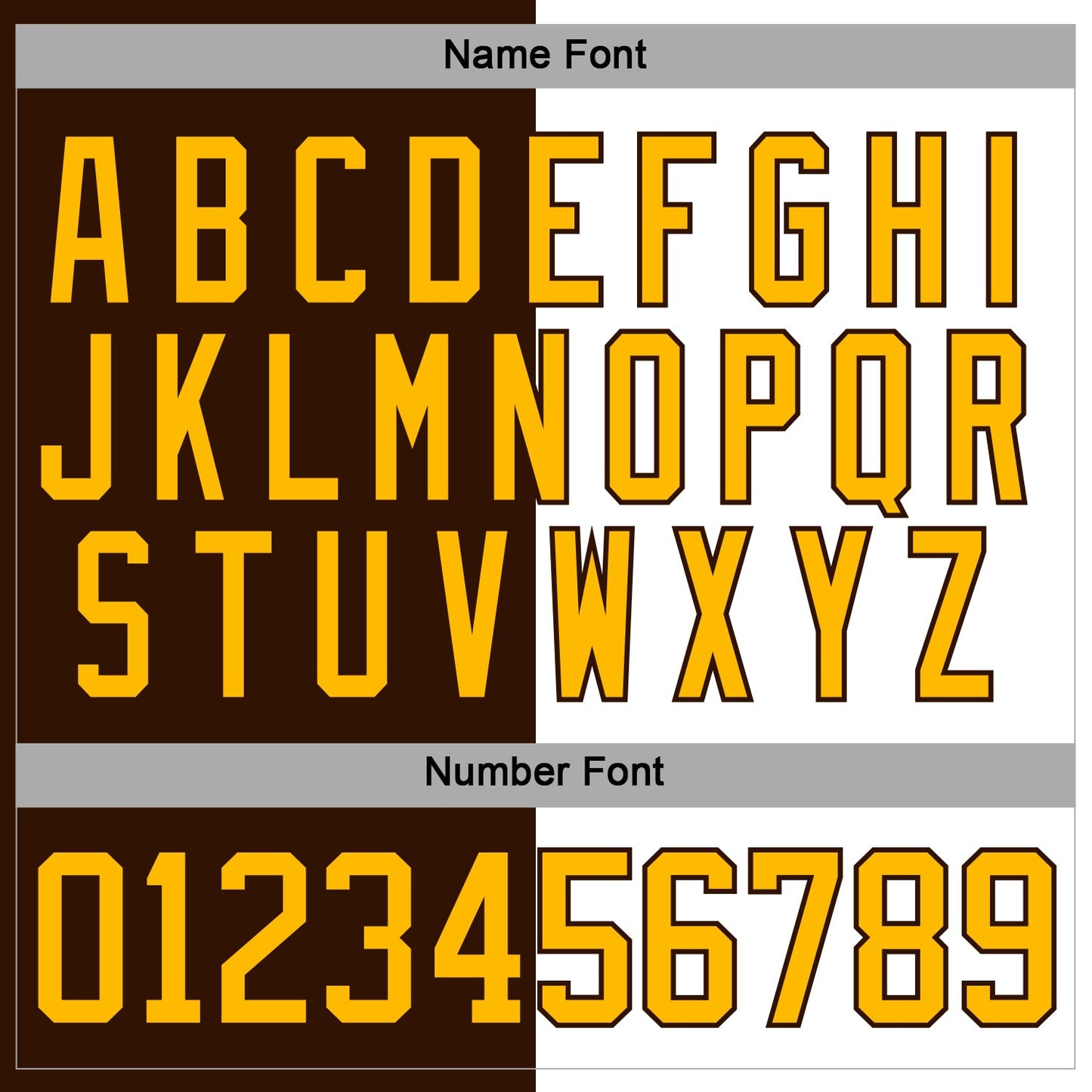Custom Brown Gold-White Split Fashion Hockey Lace Neck Jersey view 5