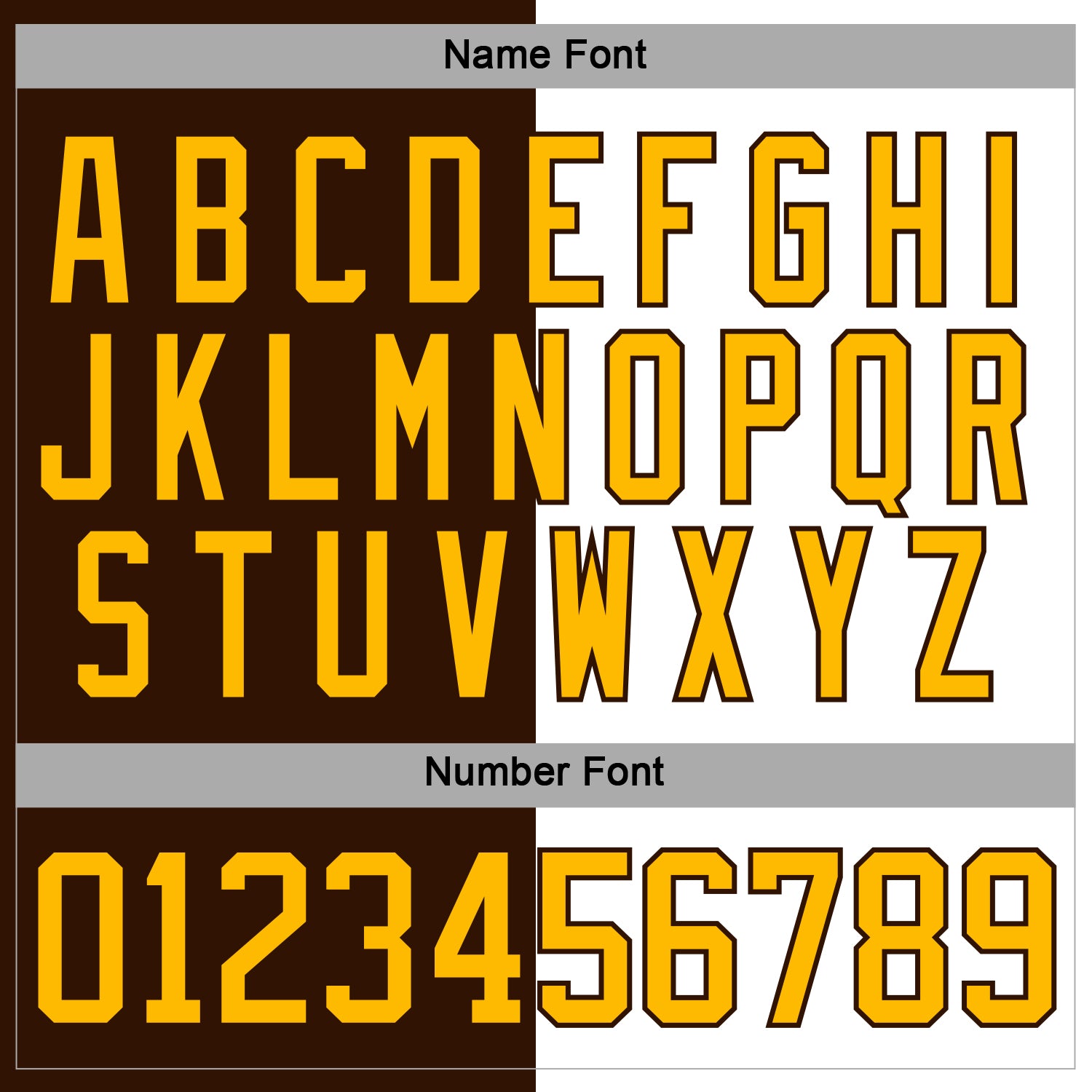 Custom Brown Gold-White Split Fashion Hockey Lace Neck Jersey view 5