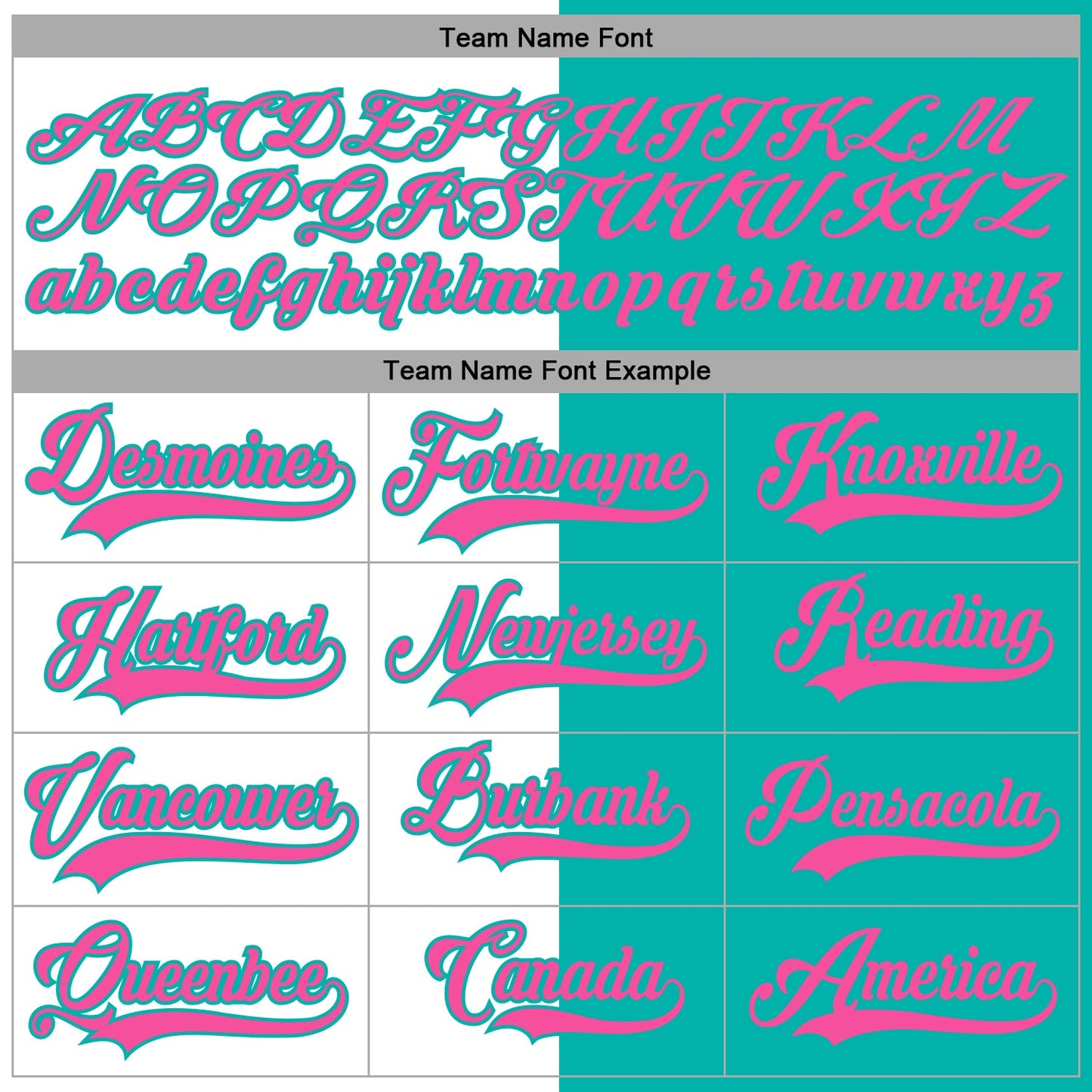 Custom Aqua Pink-White Split Fashion Hockey Lace Neck Jersey view 4