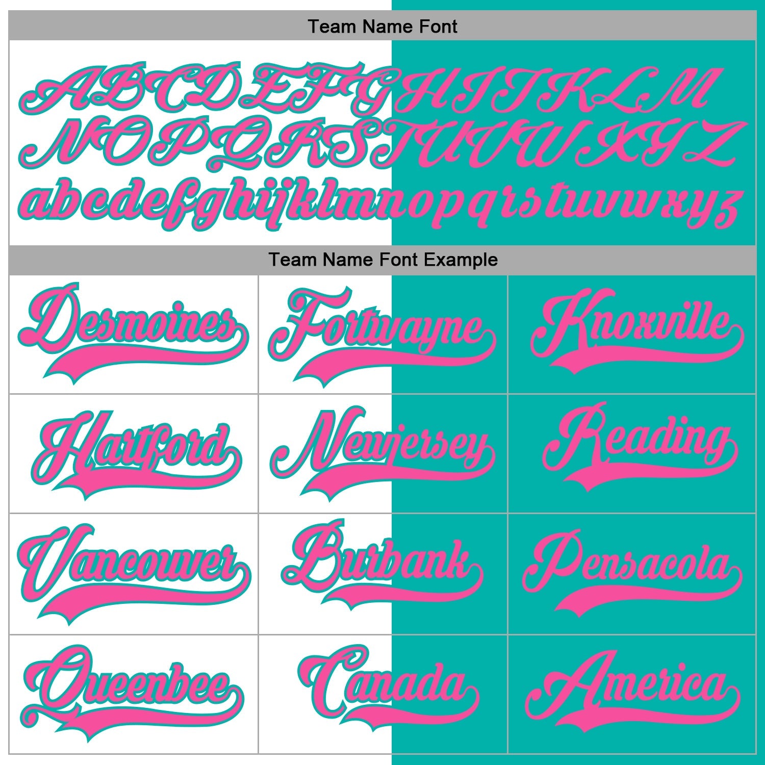 Custom Aqua Pink-White Split Fashion Hockey Lace Neck Jersey view 4