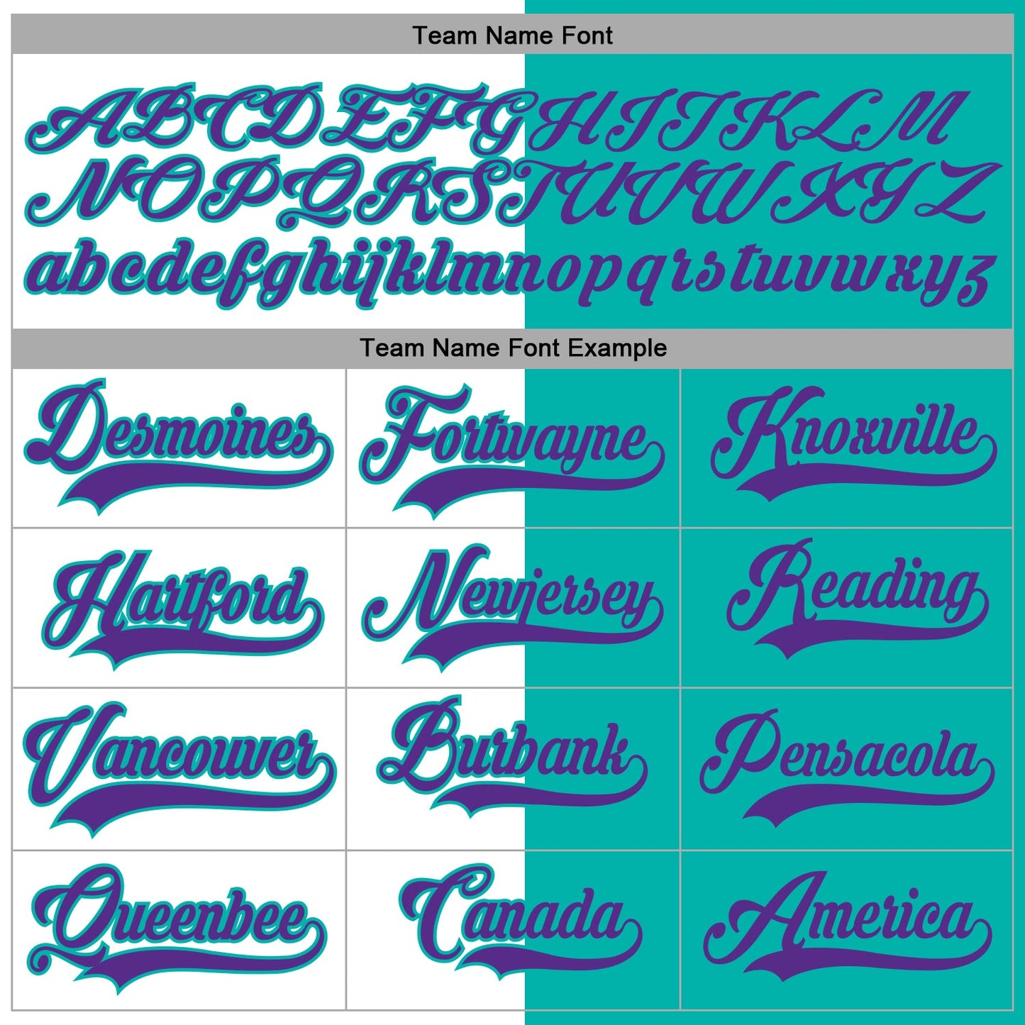 Custom Aqua Purple-White Split Fashion Hockey Lace Neck Jersey view 4