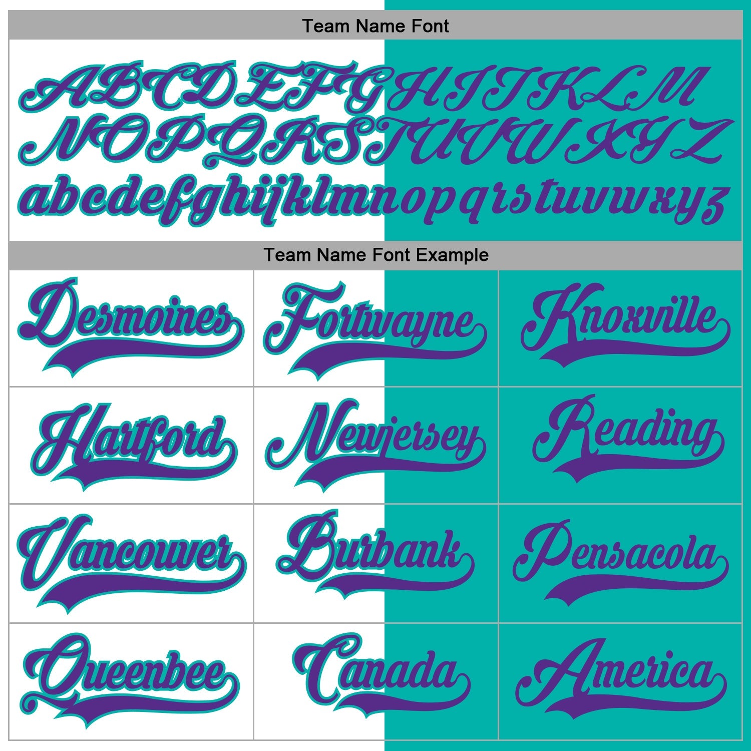 Custom Aqua Purple-White Split Fashion Hockey Lace Neck Jersey view 4
