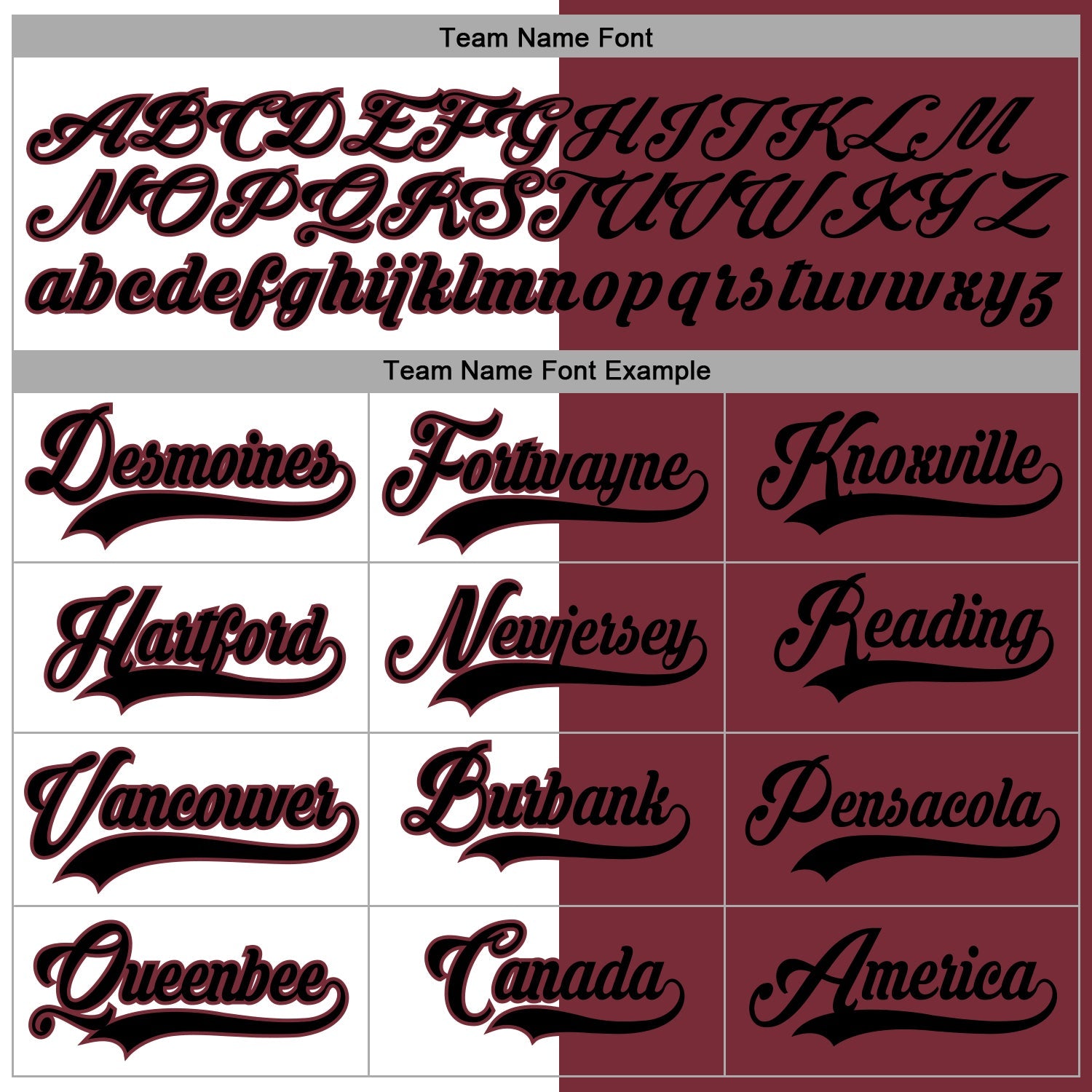 Custom Burgundy Black-White Split Fashion Hockey Lace Neck Jersey view 4