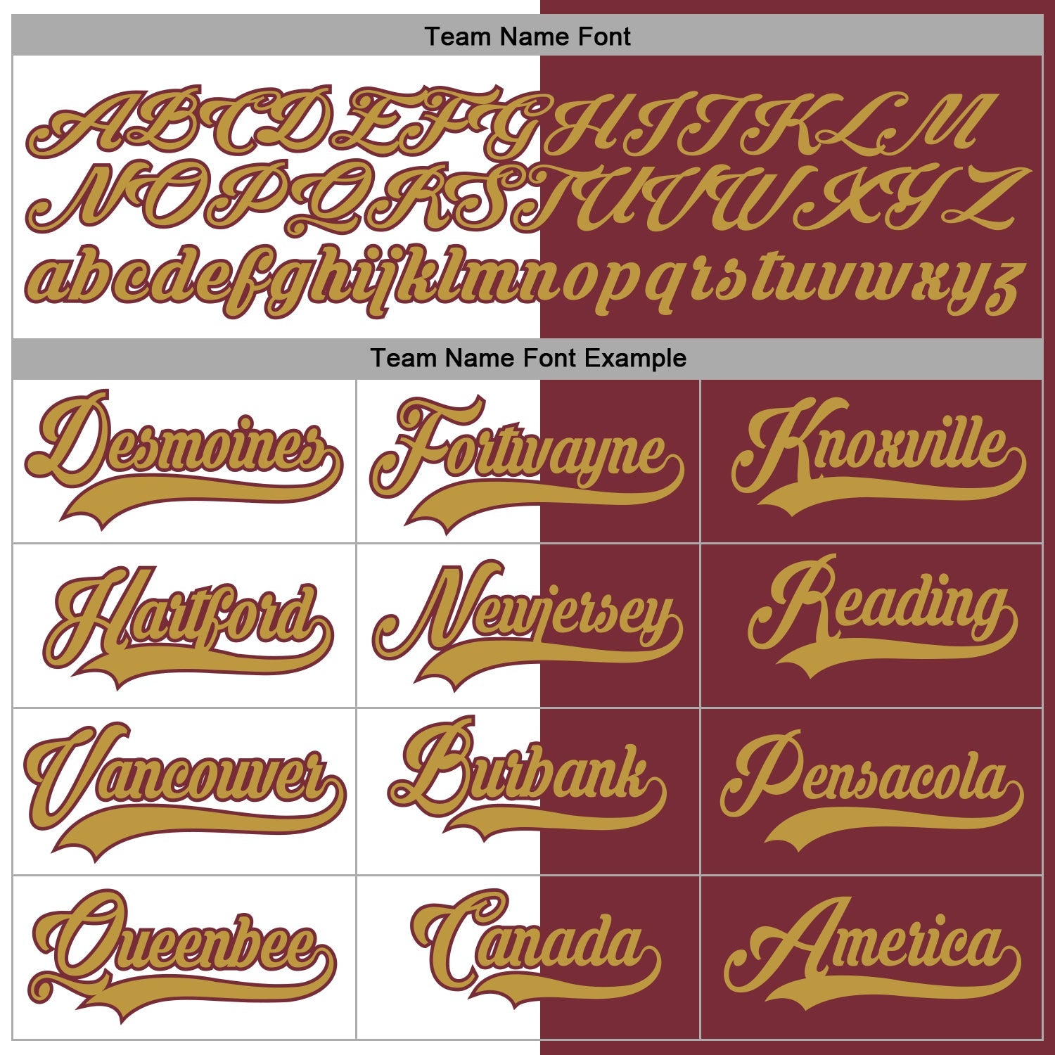 Custom Burgundy Old Gold-White Split Fashion Hockey Lace Neck Jersey view 4