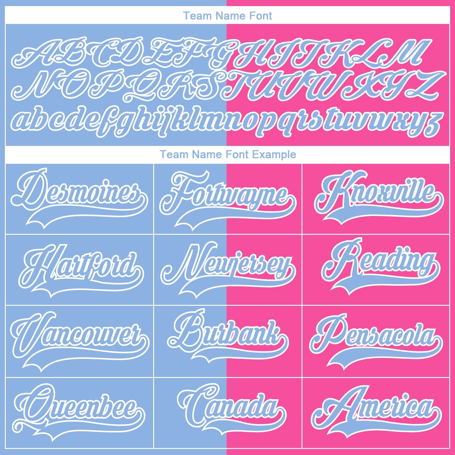 Custom Pink Light Blue-White Split Fashion Hockey Lace Neck Jersey view 6