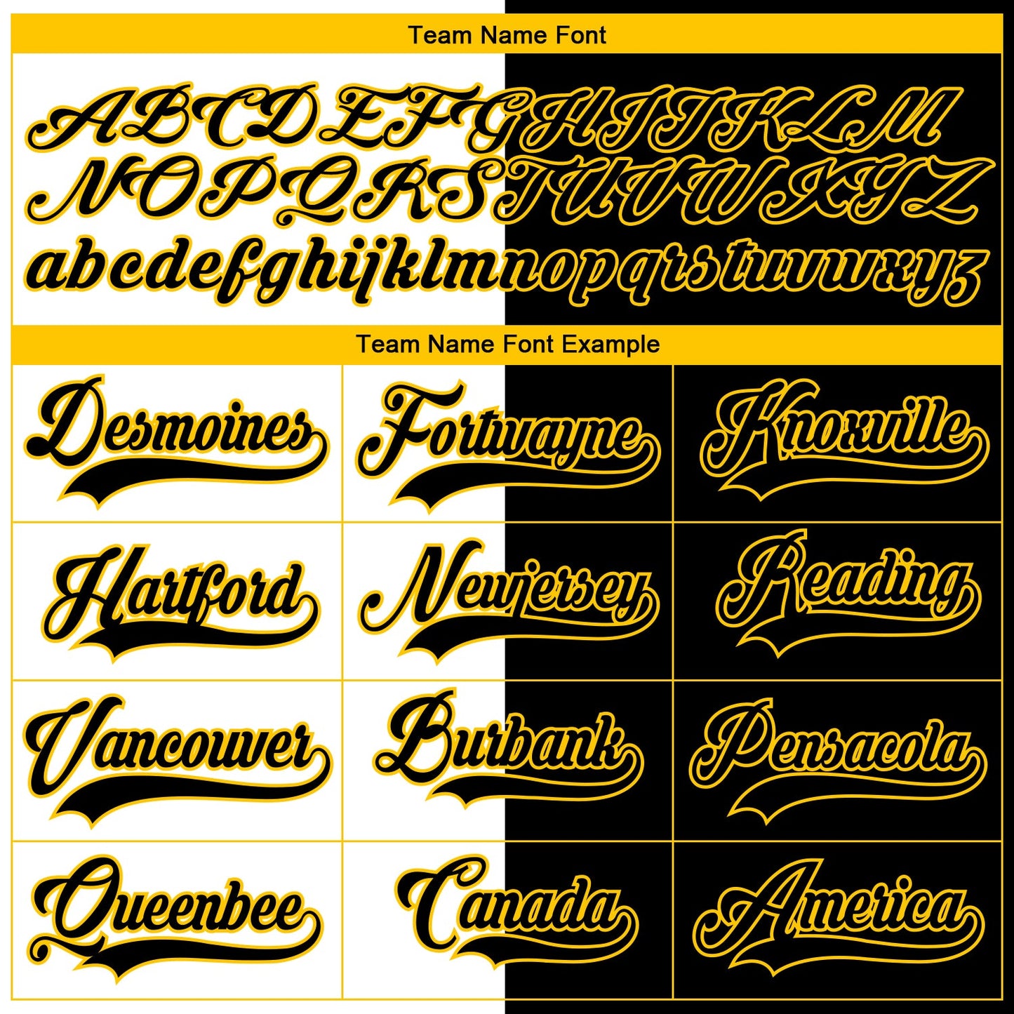 Custom Black Yellow-White Split Fashion Hockey Lace Neck Jersey view 6