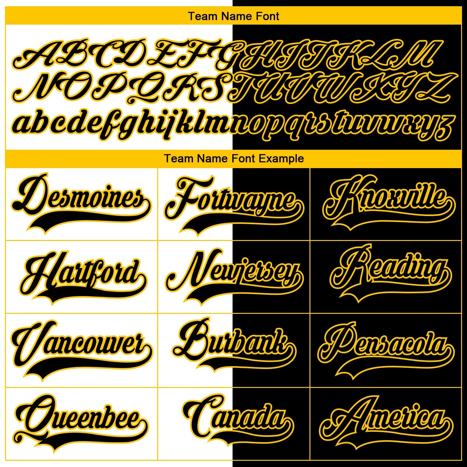 Custom Black Yellow-White Split Fashion Hockey Lace Neck Jersey view 6