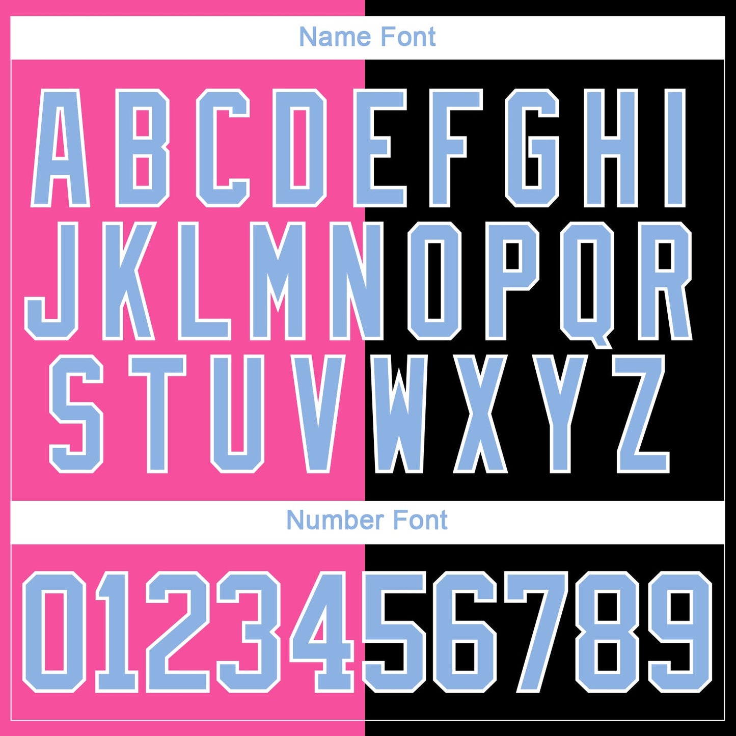 Custom Black Light Blue Pink-White Split Fashion Hockey Lace Neck Jersey view 7