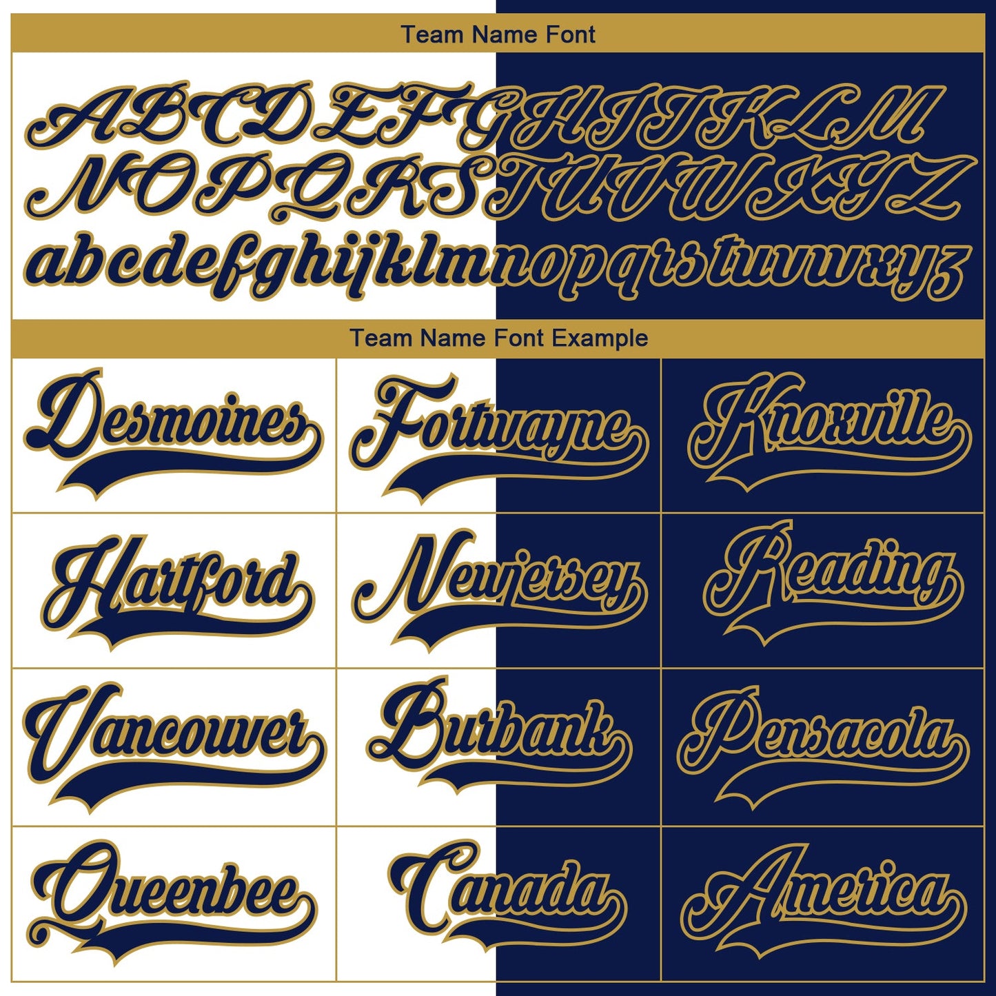 Custom Navy Old Gold-White Split Fashion Hockey Lace Neck Jersey view 6