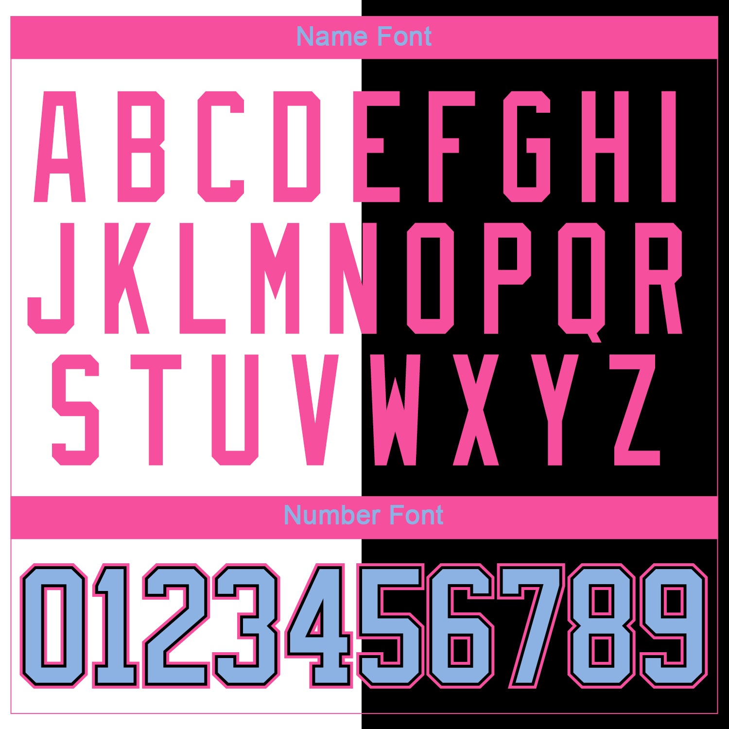 Custom Black Light Blue Pink-White Split Fashion Hockey Lace Neck Jersey view 7