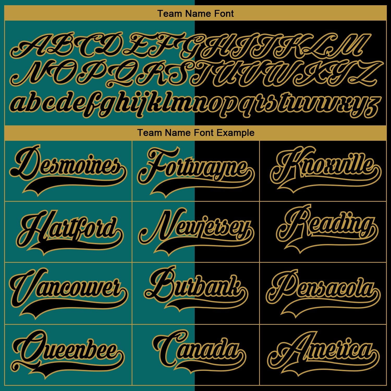 Custom Black Teal-Old Gold Split Fashion Hockey Lace Neck Jersey view 6