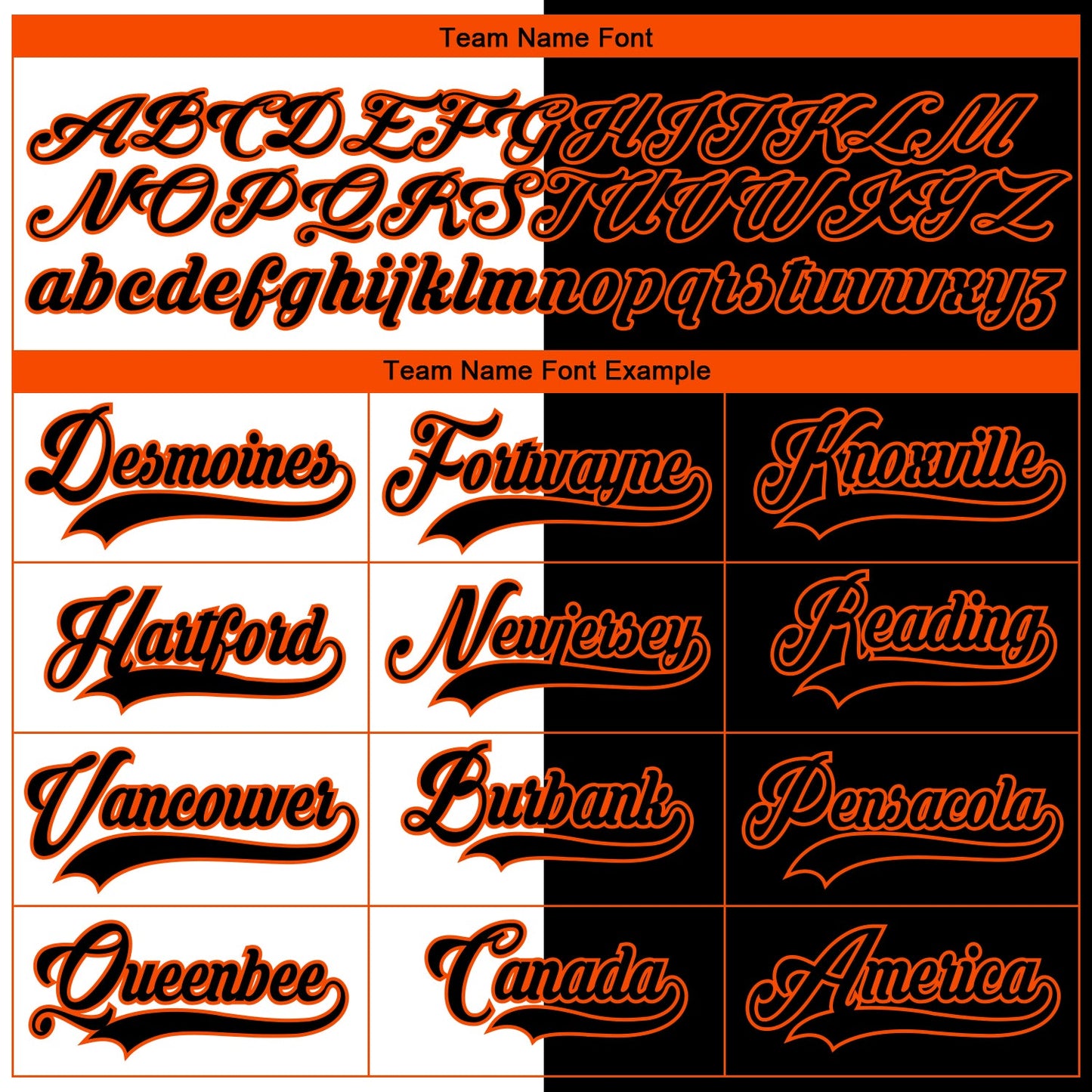 Custom Black Orange-White Split Fashion Hockey Lace Neck Jersey view 6