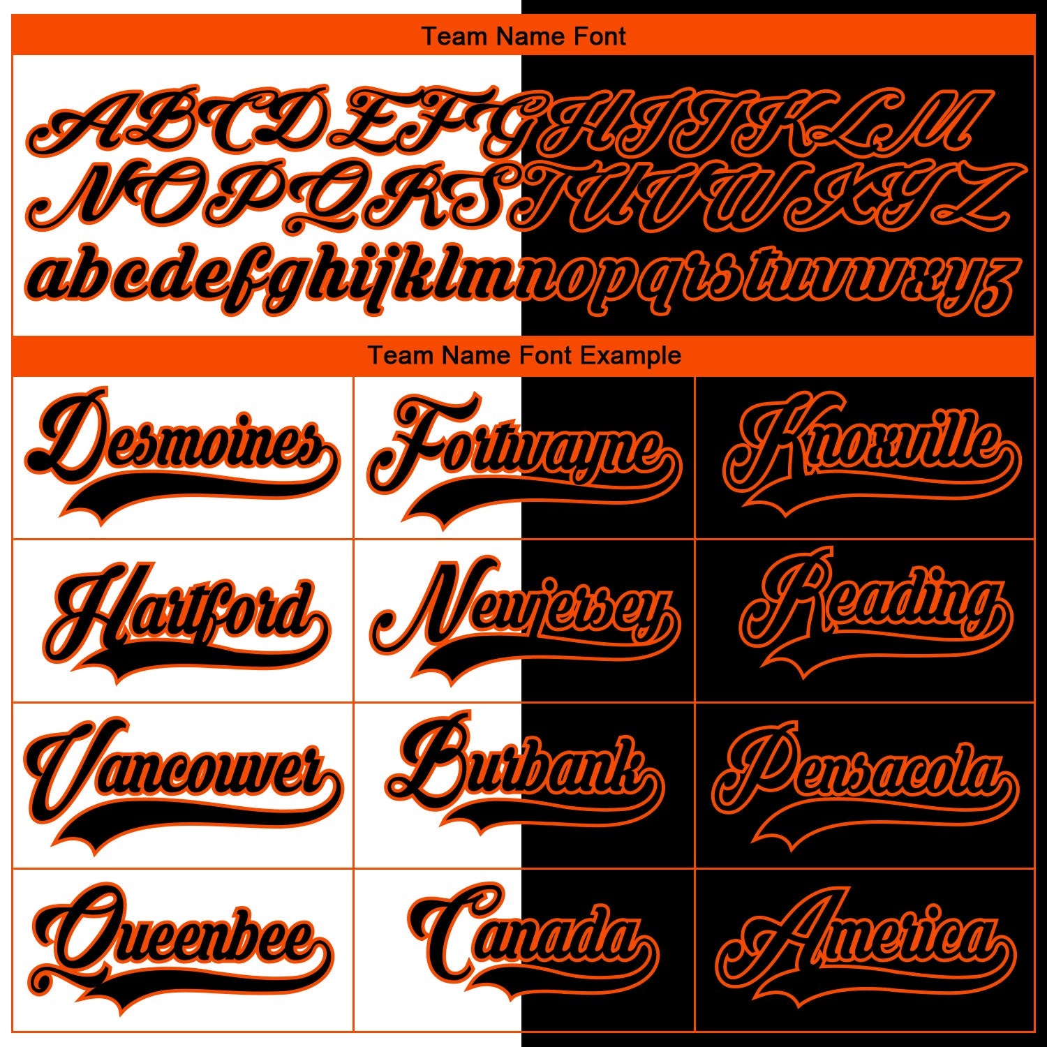 Custom Black Orange-White Split Fashion Hockey Lace Neck Jersey view 6