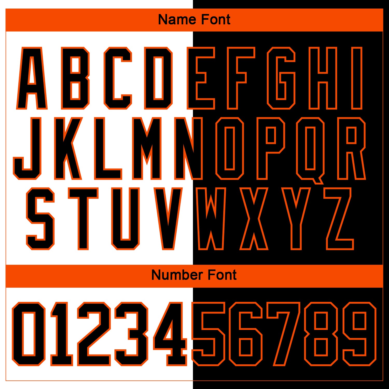Custom Black Orange-White Split Fashion Hockey Lace Neck Jersey view 7