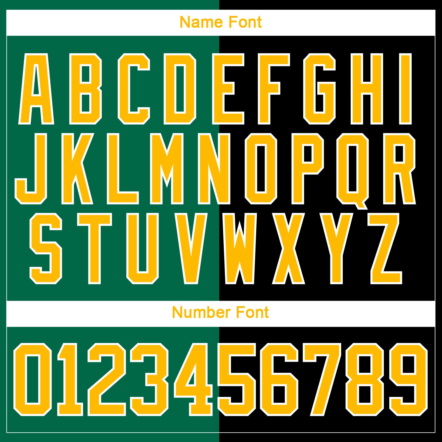 Custom Black Gold Kelly Green-White Split Fashion Hockey Lace Neck Jersey view 7