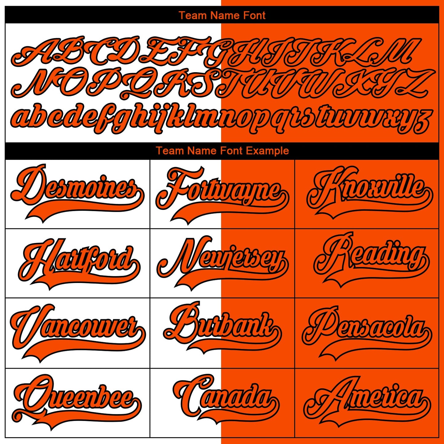 Custom Orange Black-White Split Fashion Hockey Lace Neck Jersey view 6