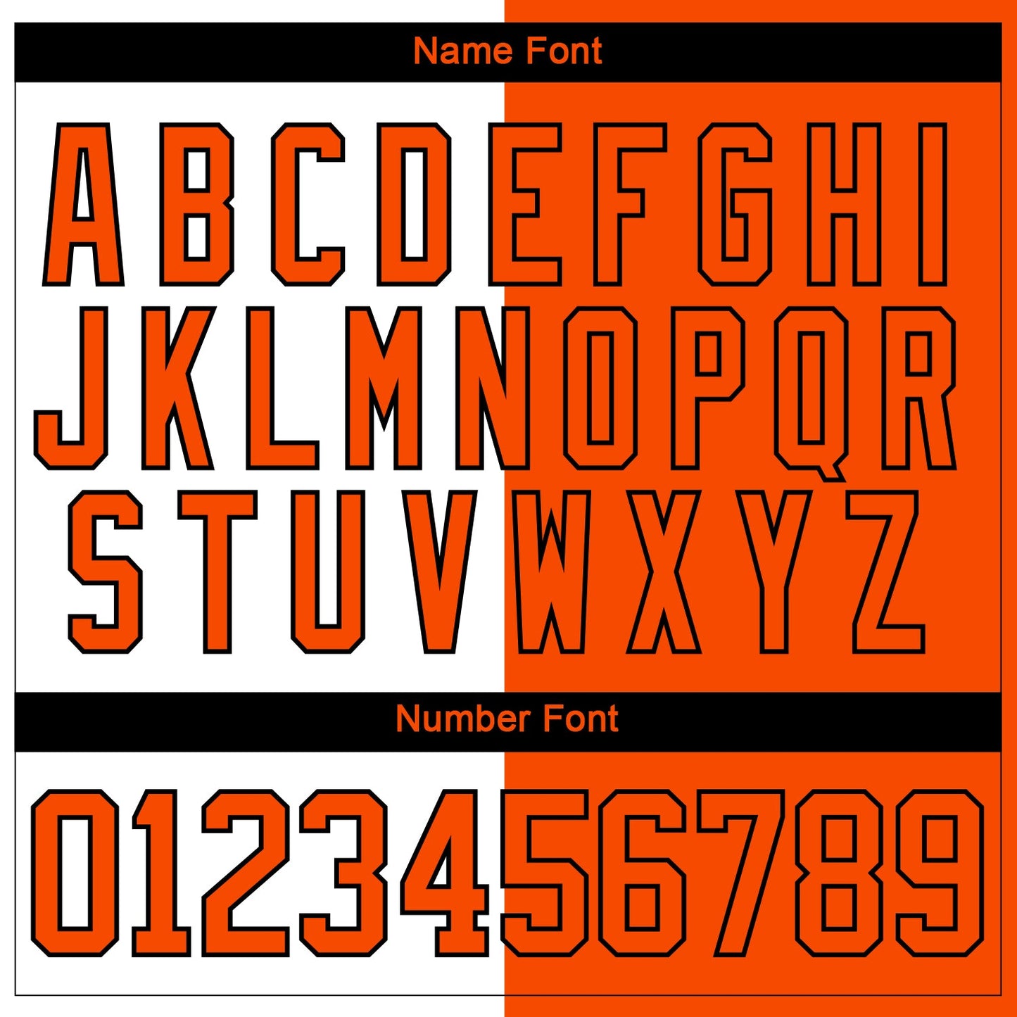 Custom Orange Black-White Split Fashion Hockey Lace Neck Jersey view 7