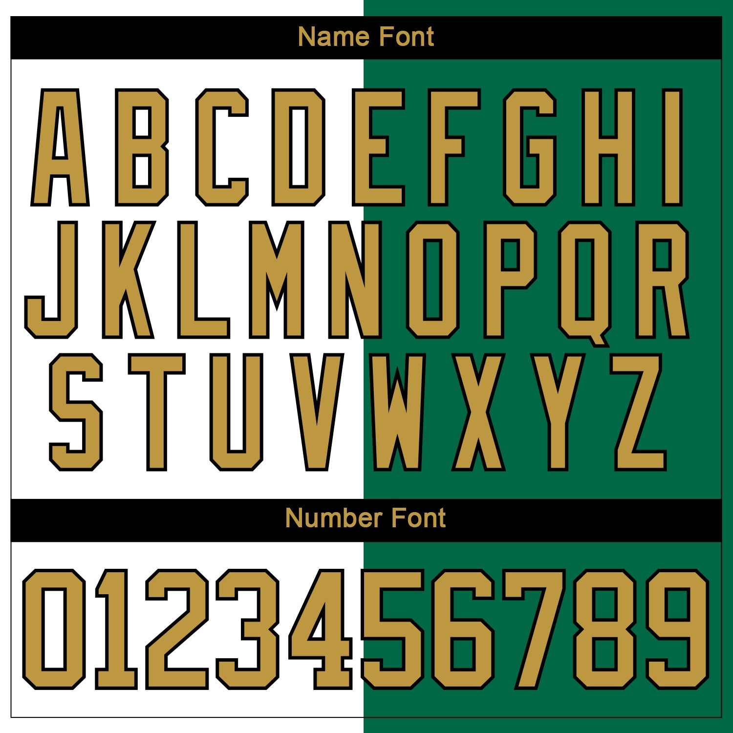 Custom Kelly Green Old Gold Black-White Split Fashion Hockey Lace Neck Jersey view 7