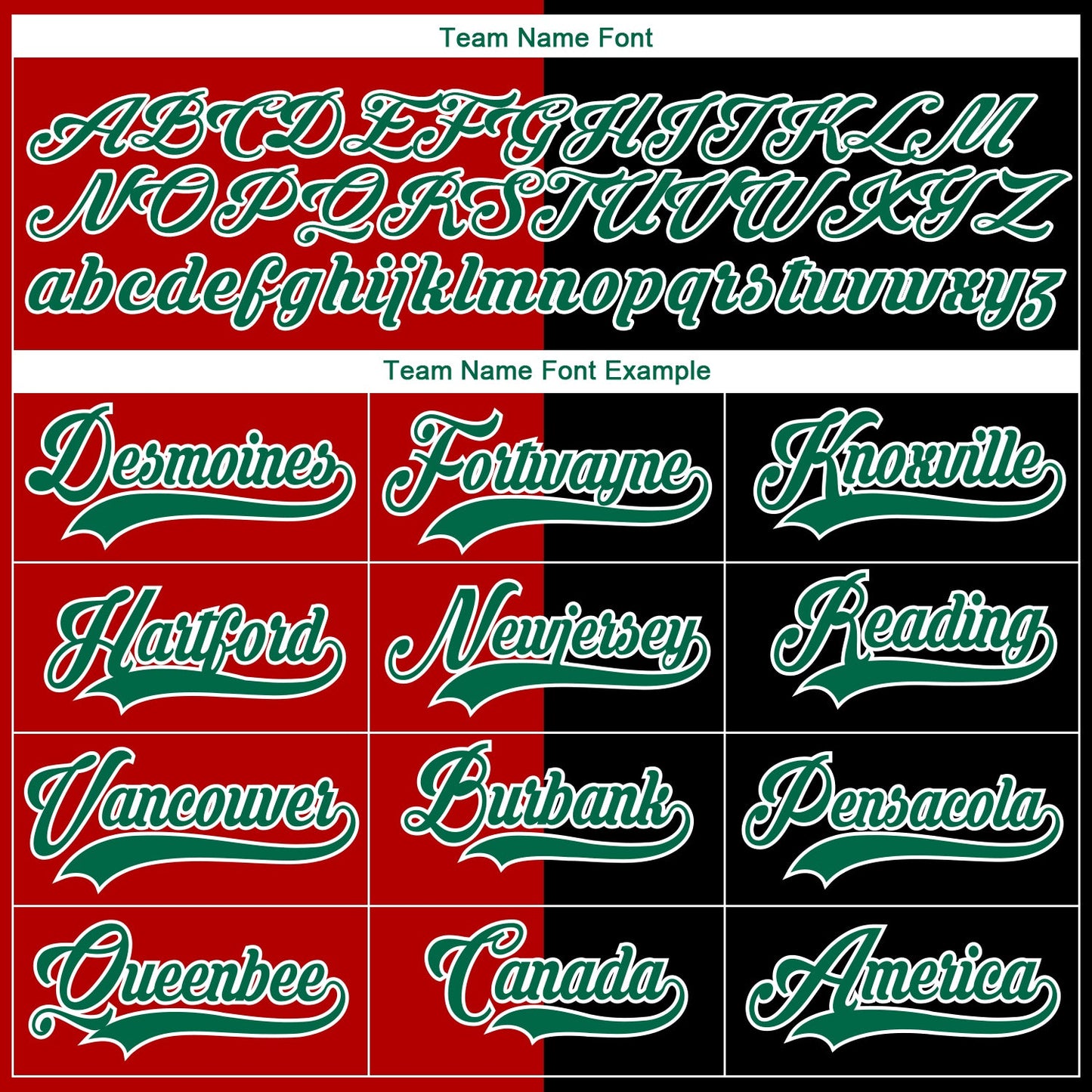 Custom Black Kelly Green Red-White Split Fashion Hockey Lace Neck Jersey view 6