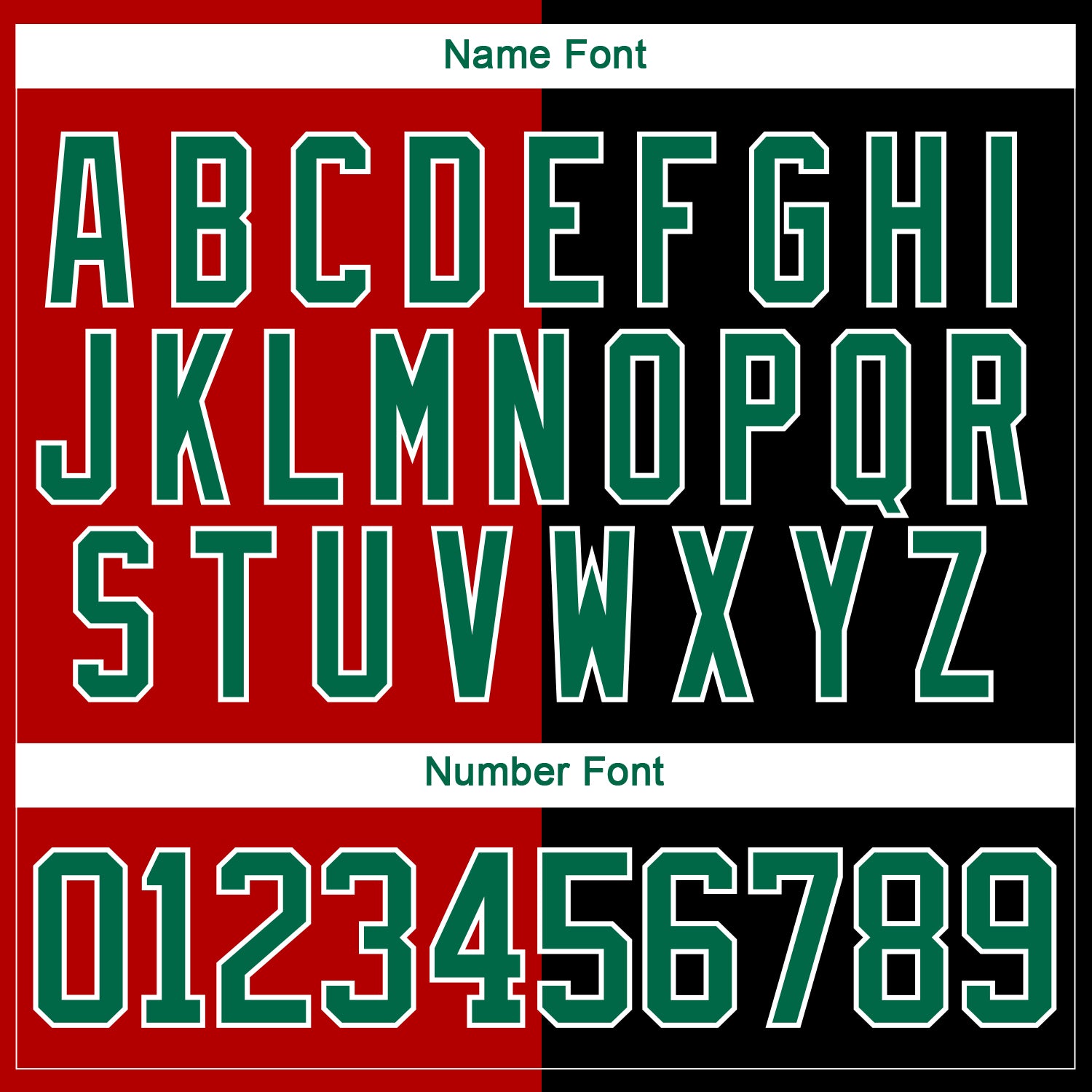 Custom Black Kelly Green Red-White Split Fashion Hockey Lace Neck Jersey view 7