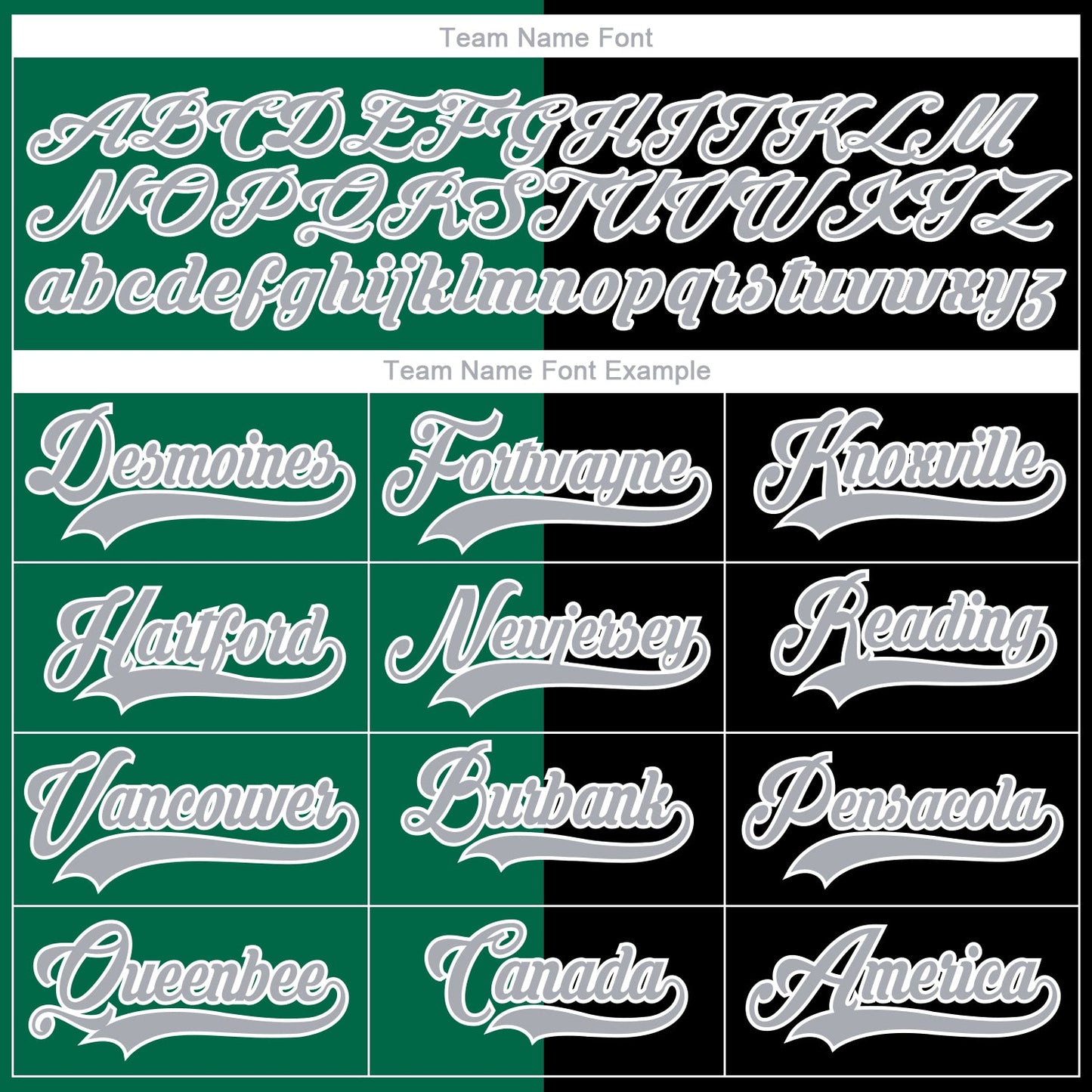 Custom Black Gray Kelly Green-White Split Fashion Hockey Lace Neck Jersey view 6