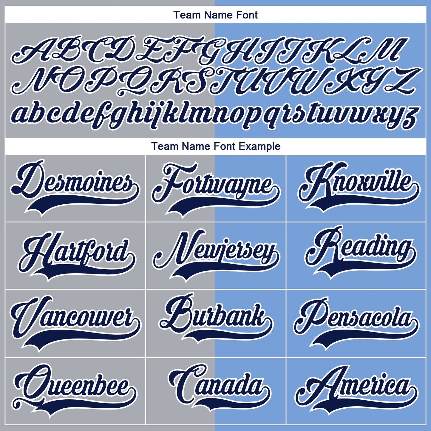 Custom Powder Blue Navy Gray-White Split Fashion Hockey Lace Neck Jersey view 6