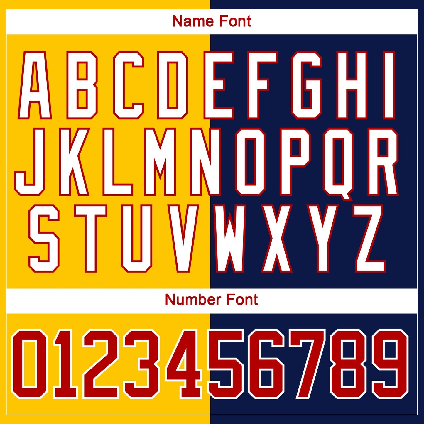 Custom Navy Red Yellow-White Split Fashion Hockey Lace Neck Jersey view 7