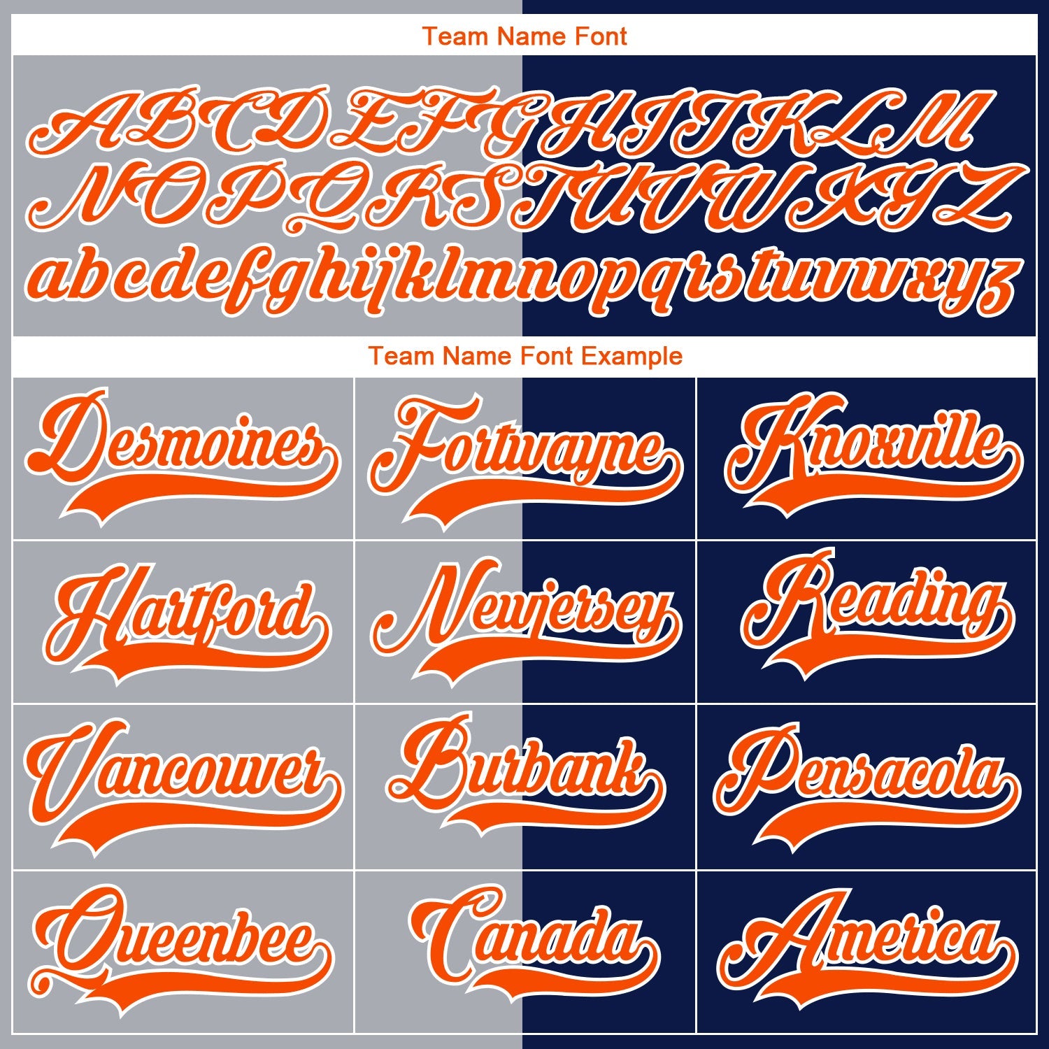 Custom Navy Orange Gray-White Split Fashion Hockey Lace Neck Jersey view 6