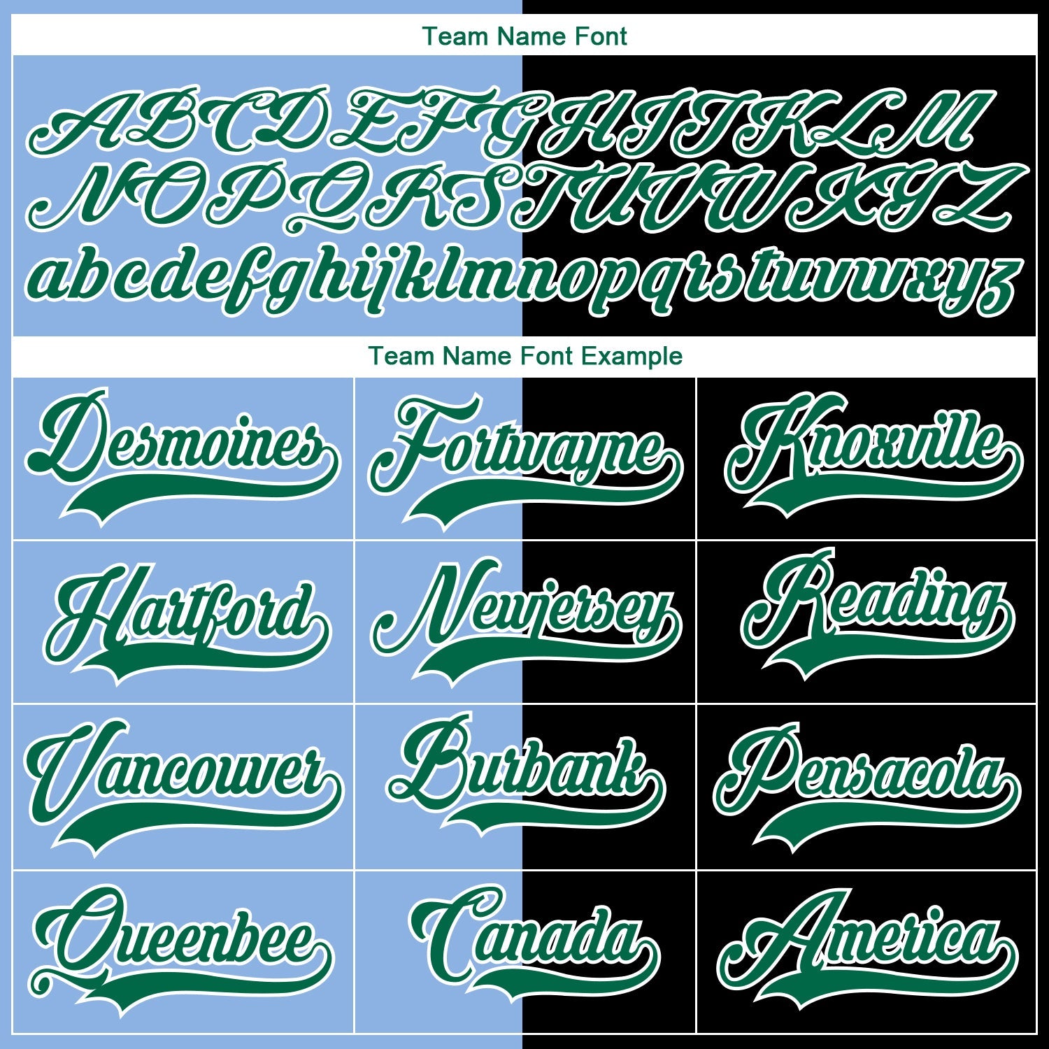 Custom Black Kelly Green Light Blue-White Red-Royal Split Fashion Hockey Lace Neck Jersey view 6