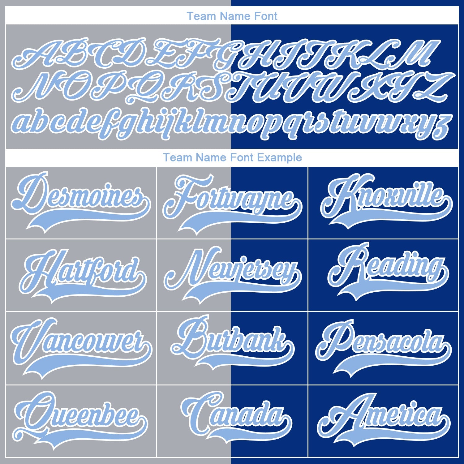 Custom Royal Light Blue Gray-White Split Fashion Hockey Lace Neck Jersey view 6