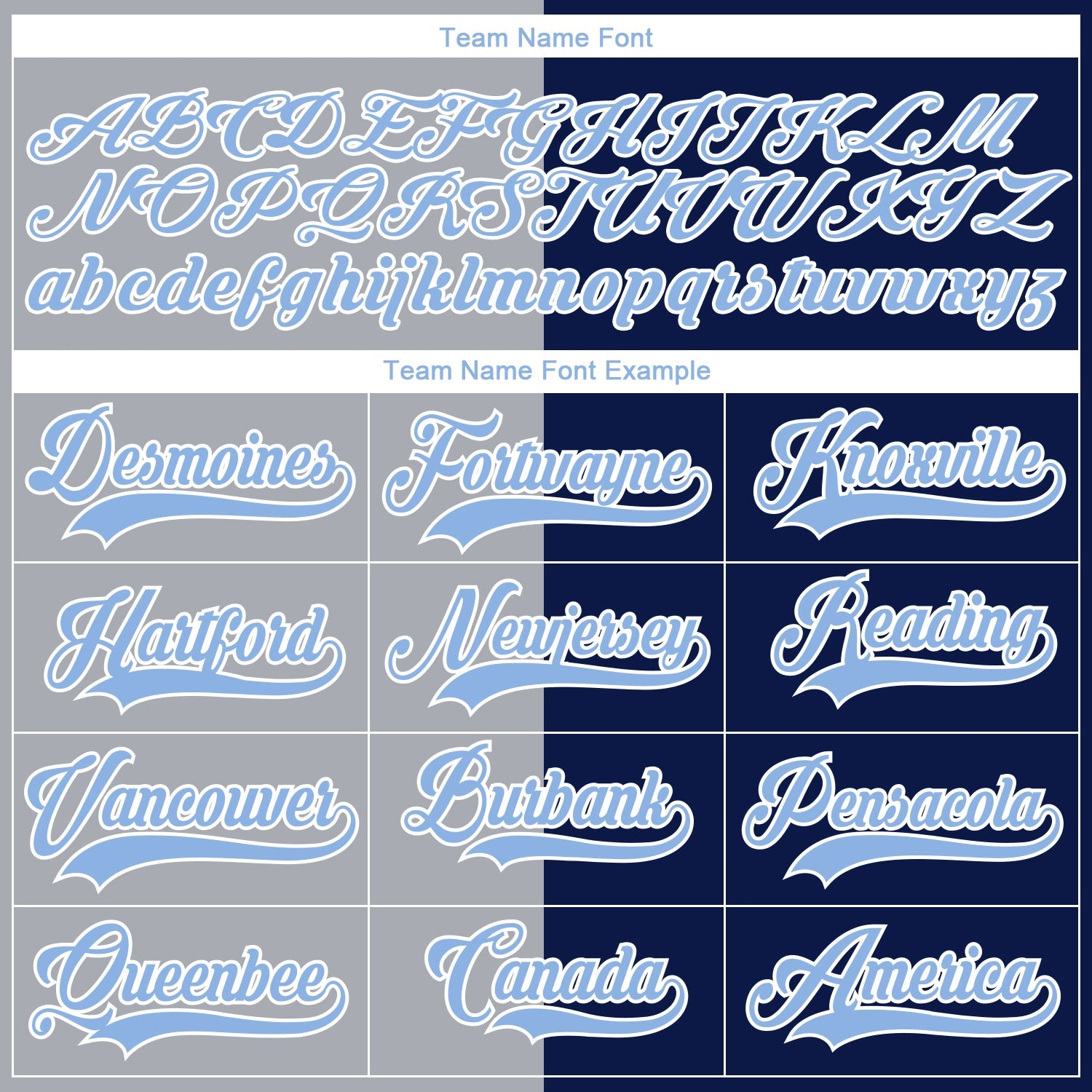 Custom Navy Light Blue Gray-White Split Fashion Hockey Lace Neck Jersey view 6