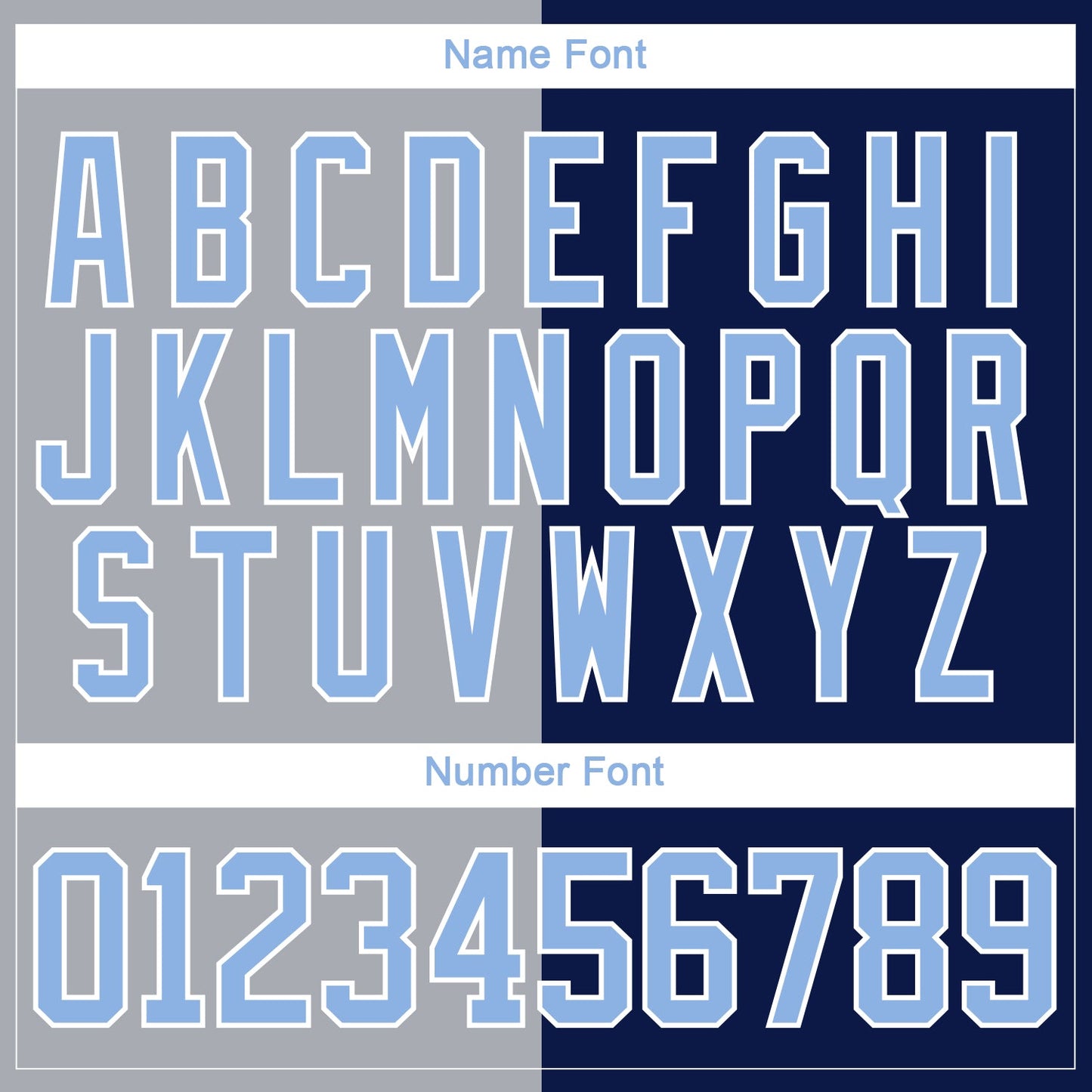 Custom Navy Light Blue Gray-White Split Fashion Hockey Lace Neck Jersey view 7