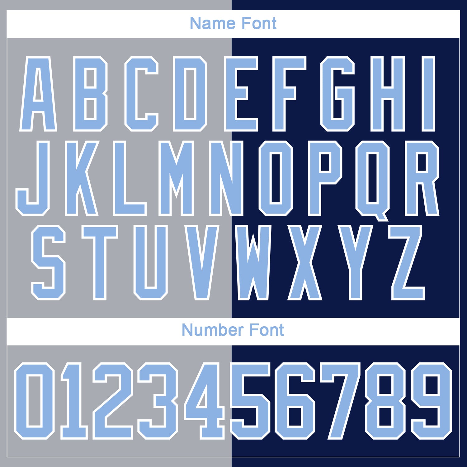 Custom Navy Light Blue Gray-White Split Fashion Hockey Lace Neck Jersey view 7