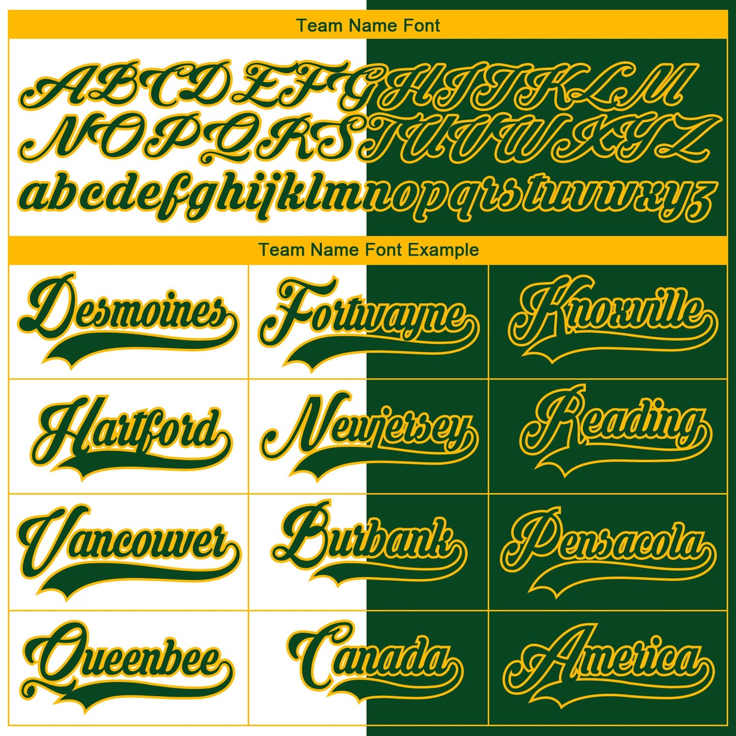 Custom Green Gold-White Split Fashion Hockey Lace Neck Jersey view 6