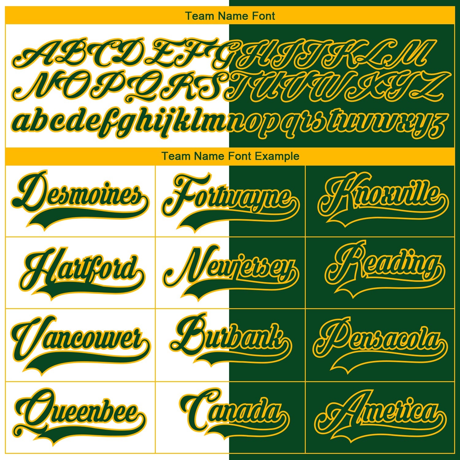 Custom Green Gold-White Split Fashion Hockey Lace Neck Jersey view 6
