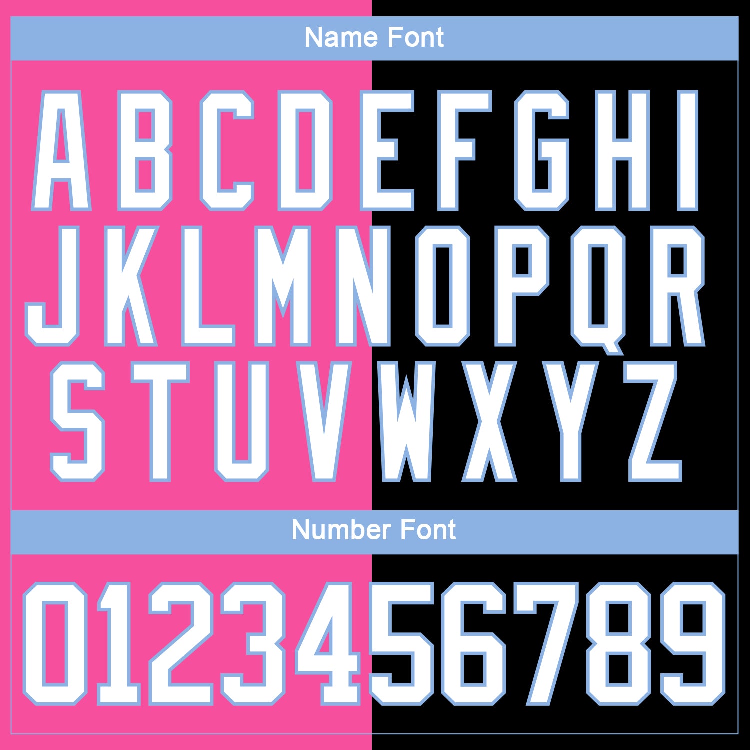 Custom Black White Pink-Light Blue Split Fashion Hockey Lace Neck Jersey view 7