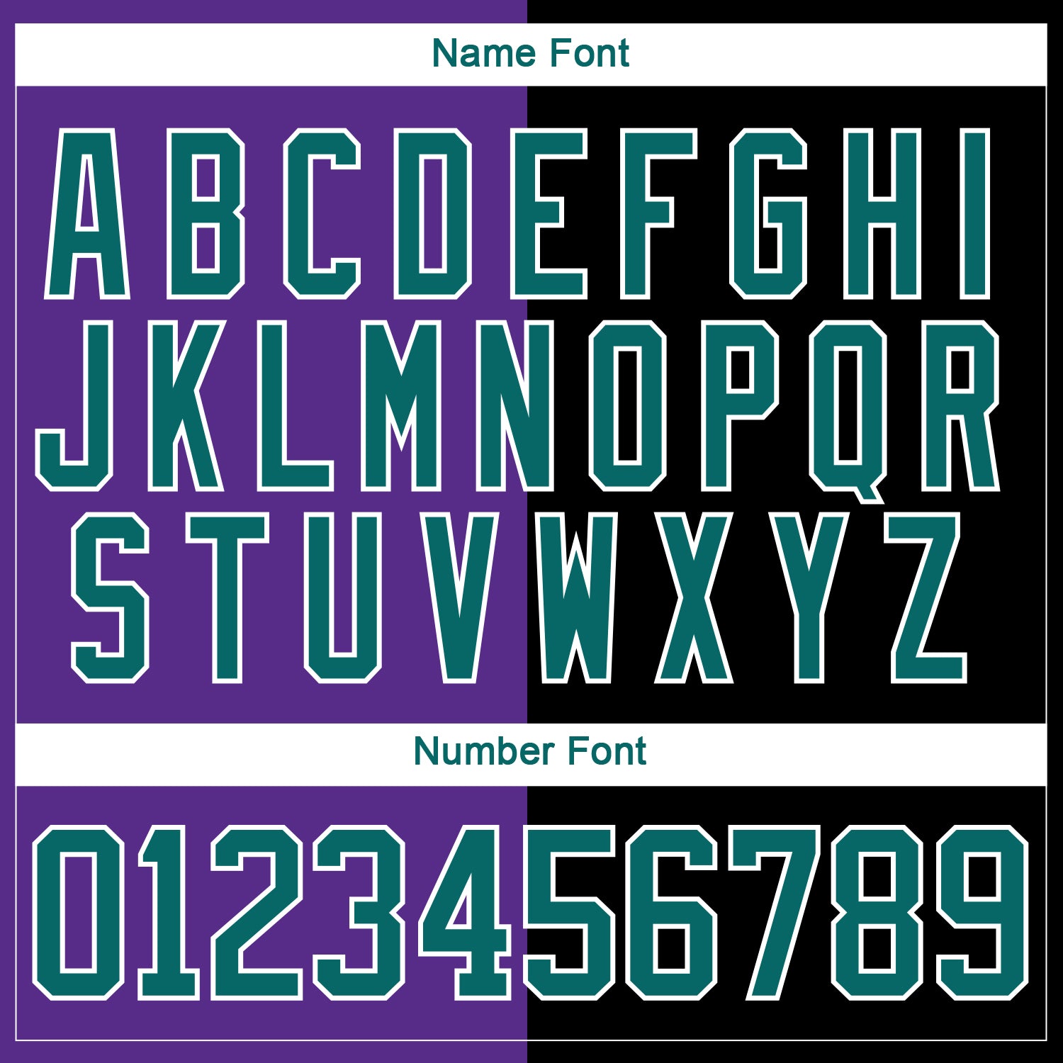 Custom Black Teal Purple-White Split Fashion Hockey Lace Neck Jersey view 7